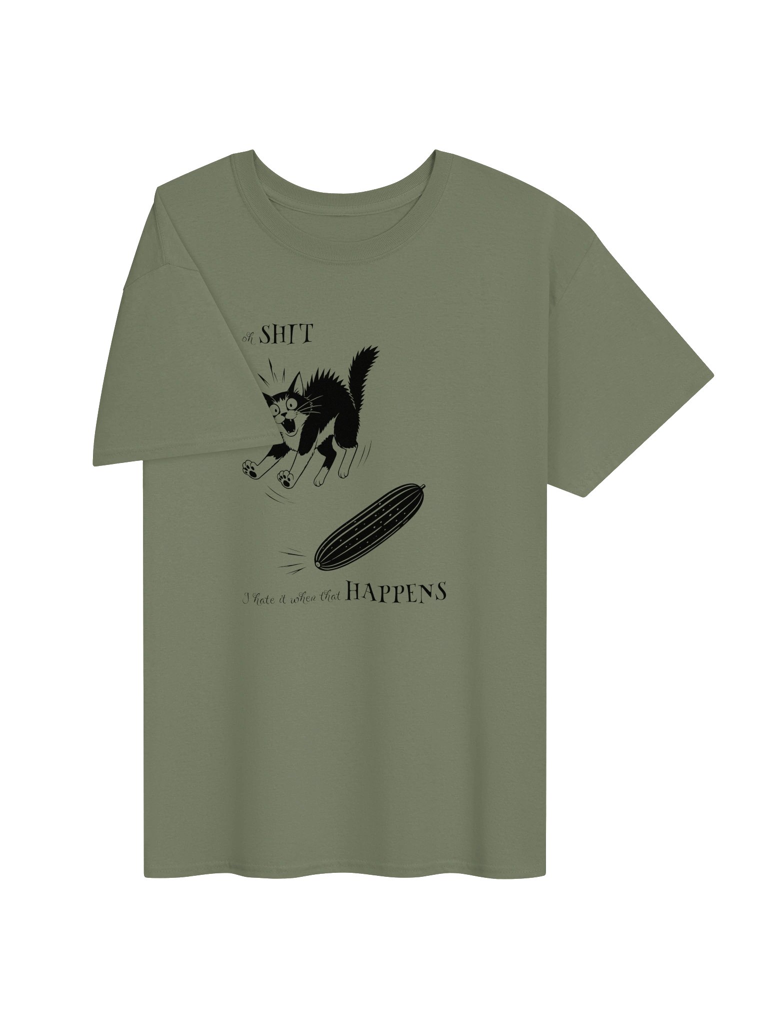 Shit Happens Cat T-shirt product image (3)