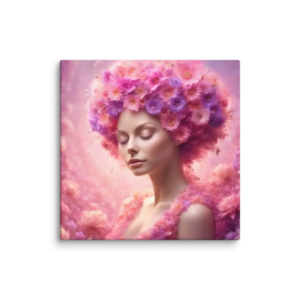 Pink Flower Girl Wall Art product image (2)