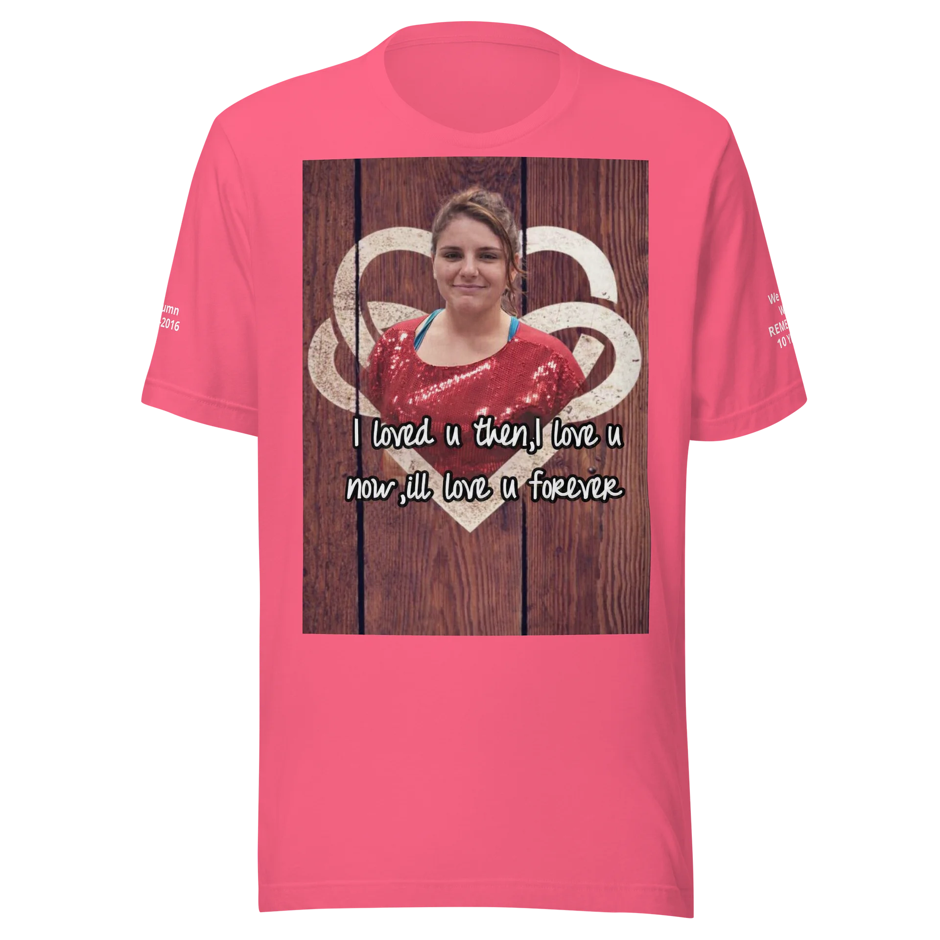 Forever Love Heart Quote Tee Autumn ( i memory) product image (55)