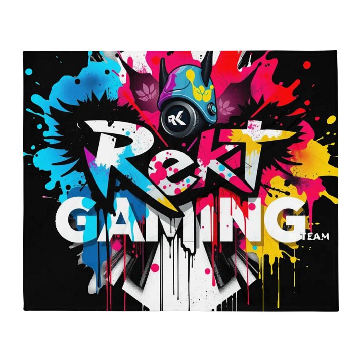 Rekt Gaming Team Throw Blanket product image (2)
