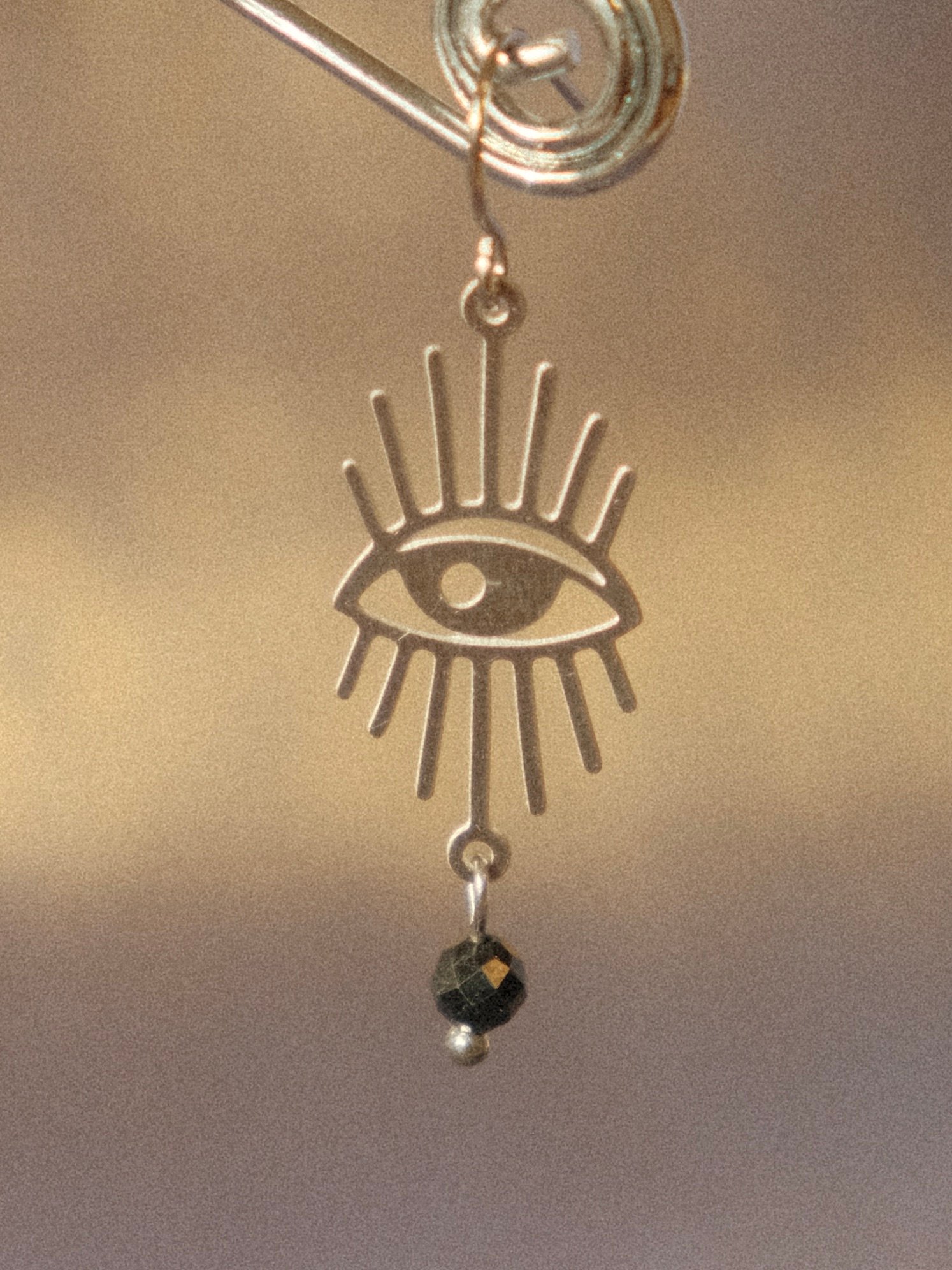 Tourmaline Eyes Open Earrings product image (4)