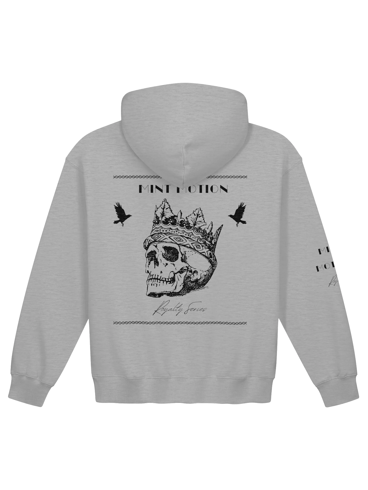 Royalty Series Black Print Premium Hoodie product image (3)