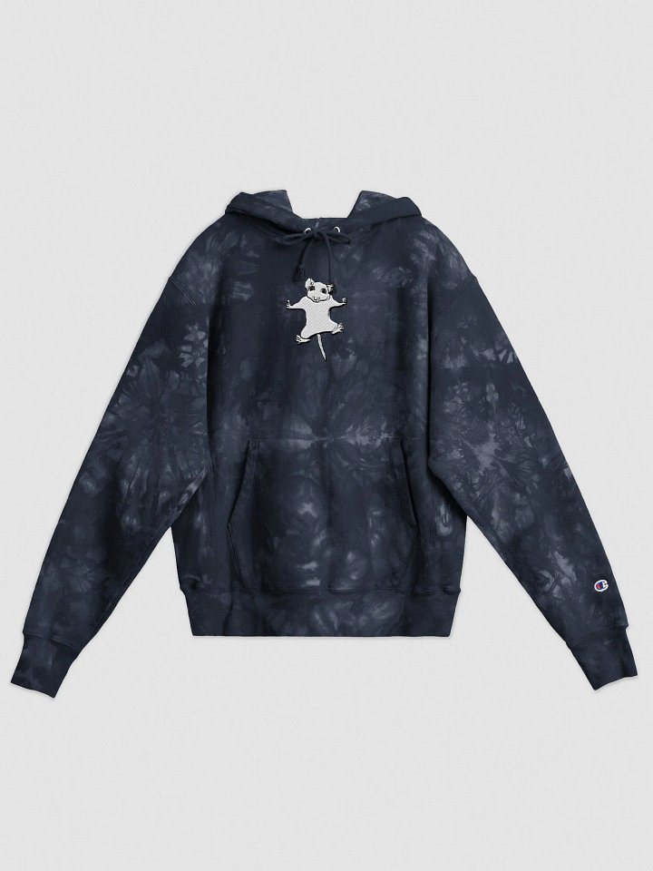 rat holding on tie dyed hoody product image (1)