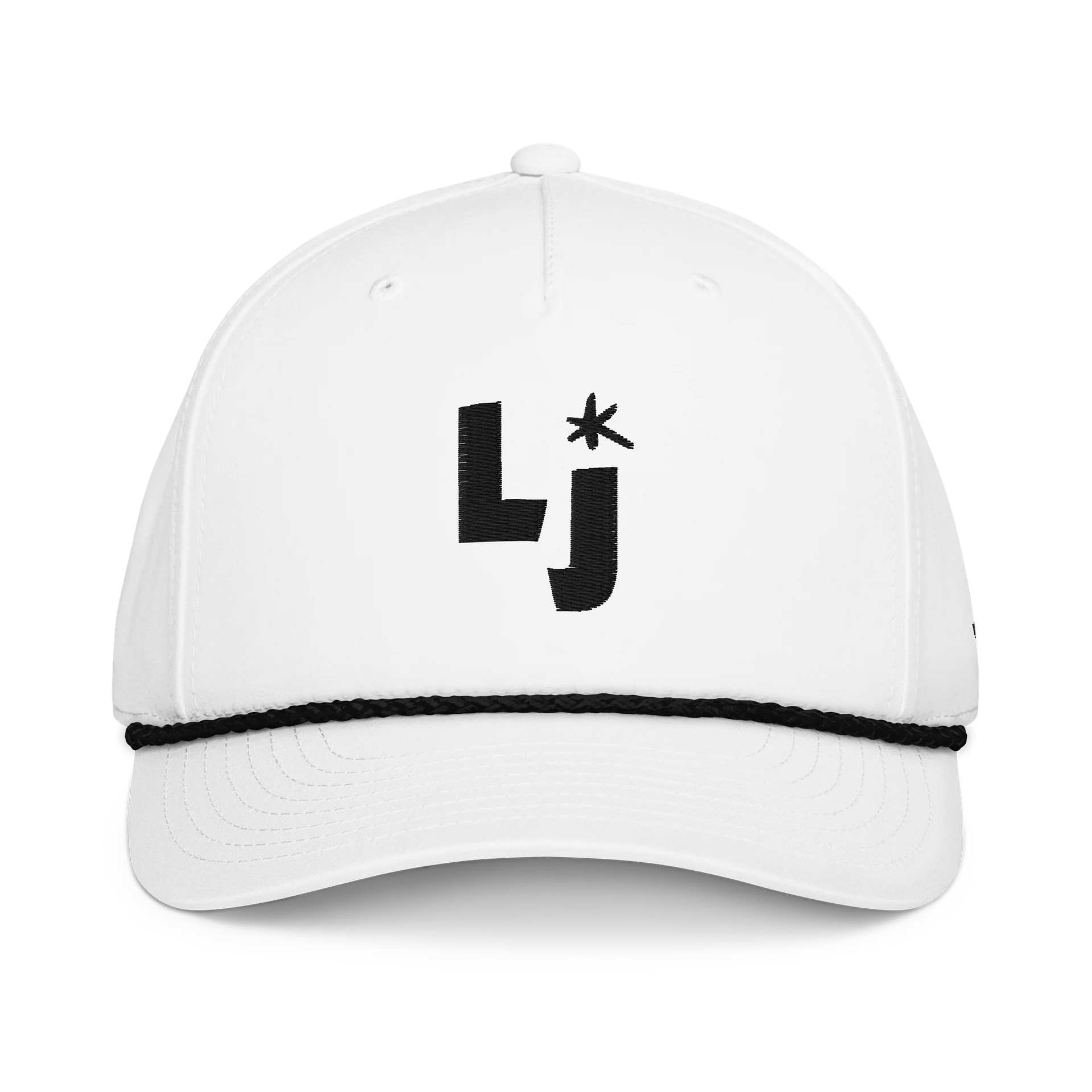 "Icon” Embroidered Golf Rope Cap in White product image (1)