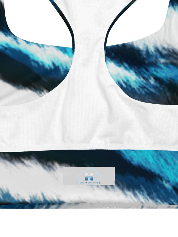 Animal Blue-Recycled Longline Sports Bra product image (3)