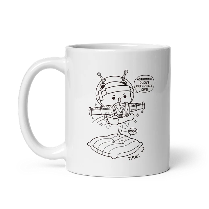 Astronaut Dudu's Deep-Space Dive Coffee Mug product image (4)