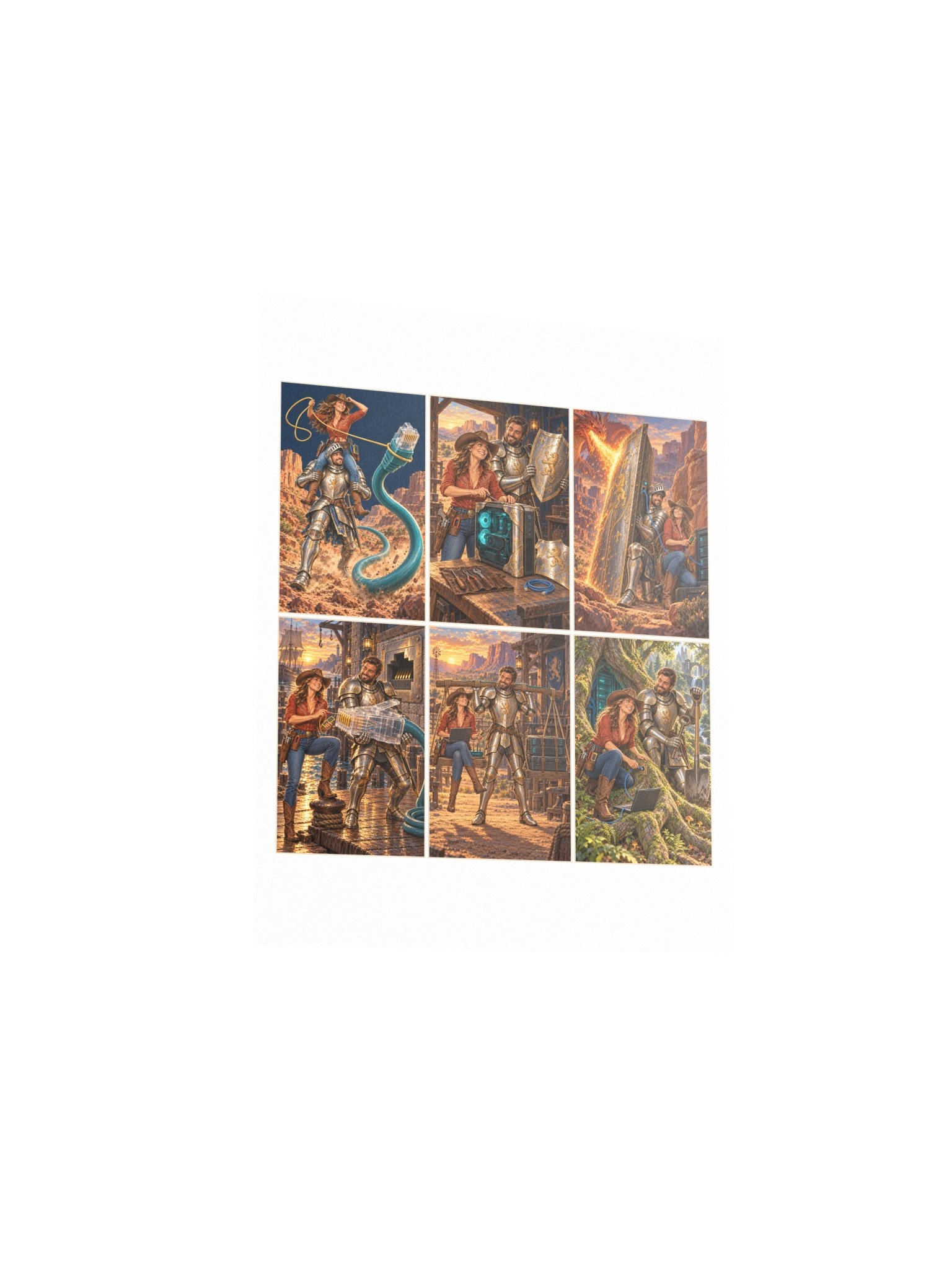 Collector Grid Small Art Print product image (3)