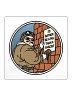 BE A PIG ! - Sticker