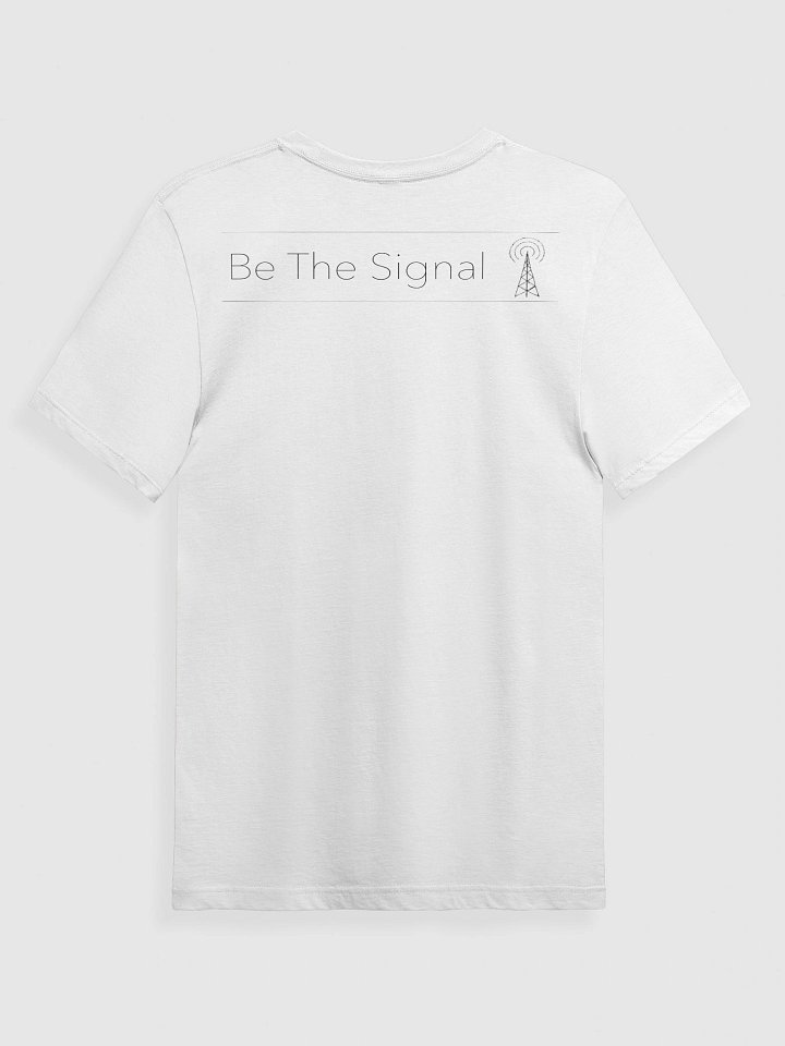 Be The Signal, Radio Waves - White Tee product image (2)