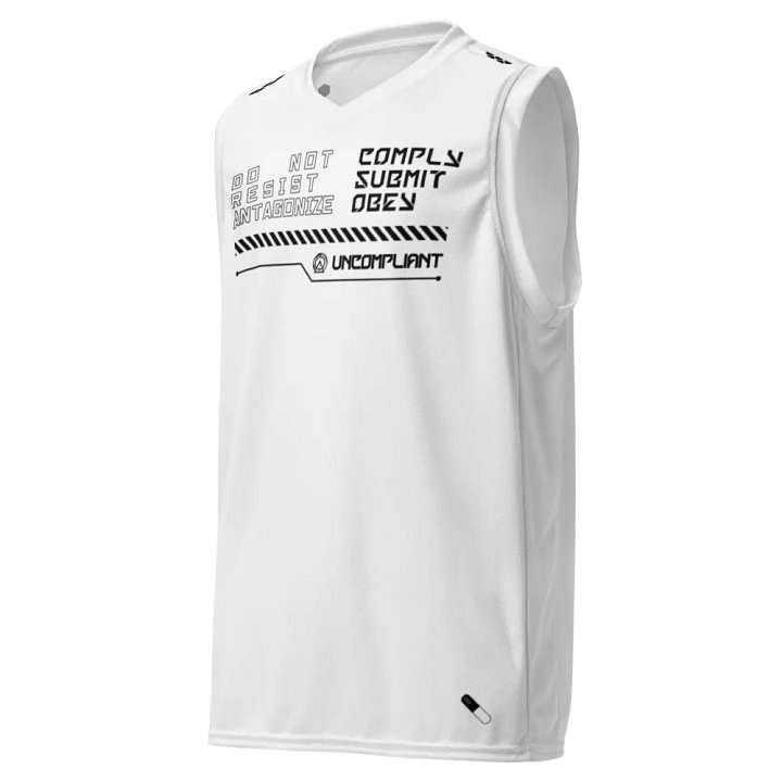 The Statement Basketball Tank Top - White product image (1)