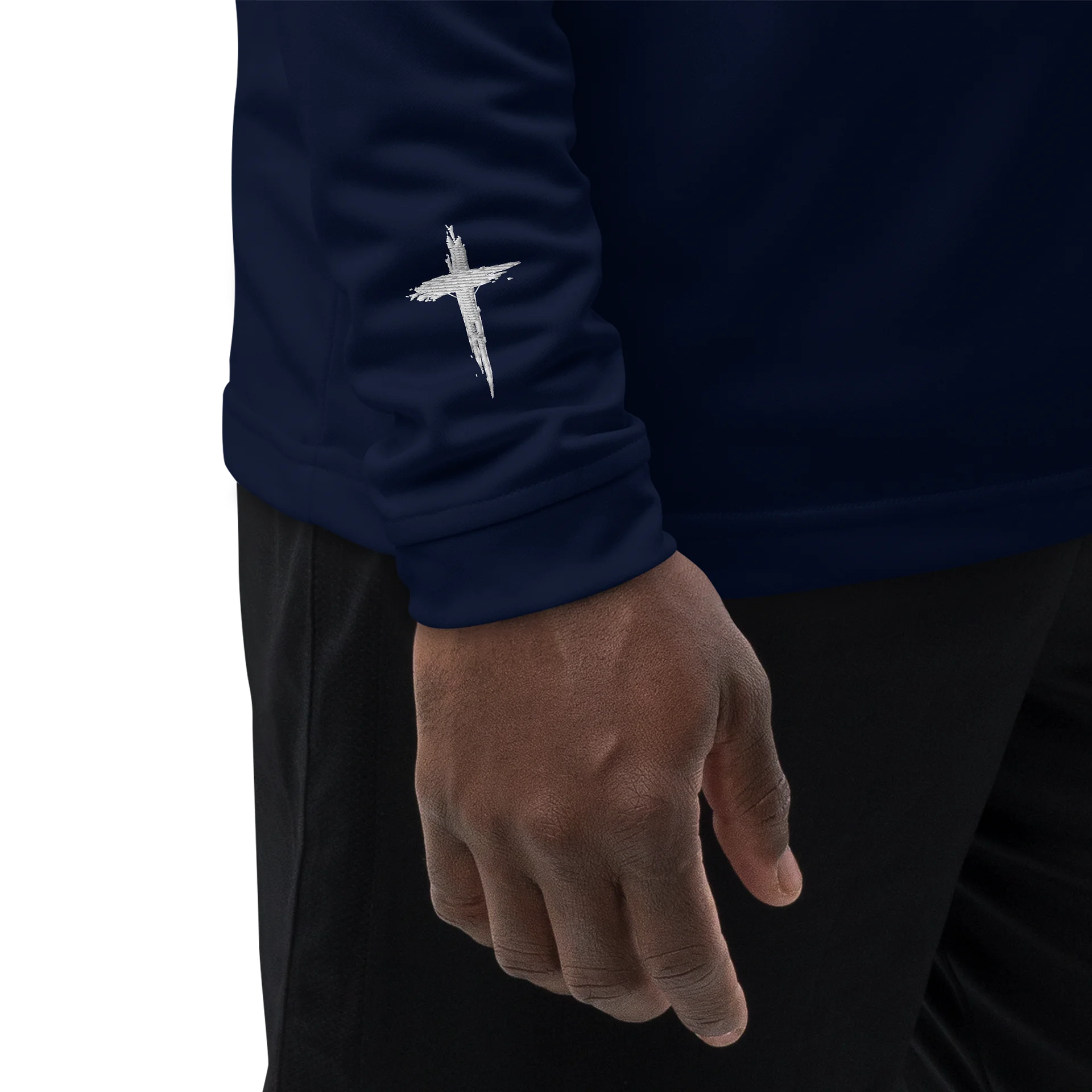 Premium Embroidered Victory in Prayer John 3:16 Quarter Zip product image (7)