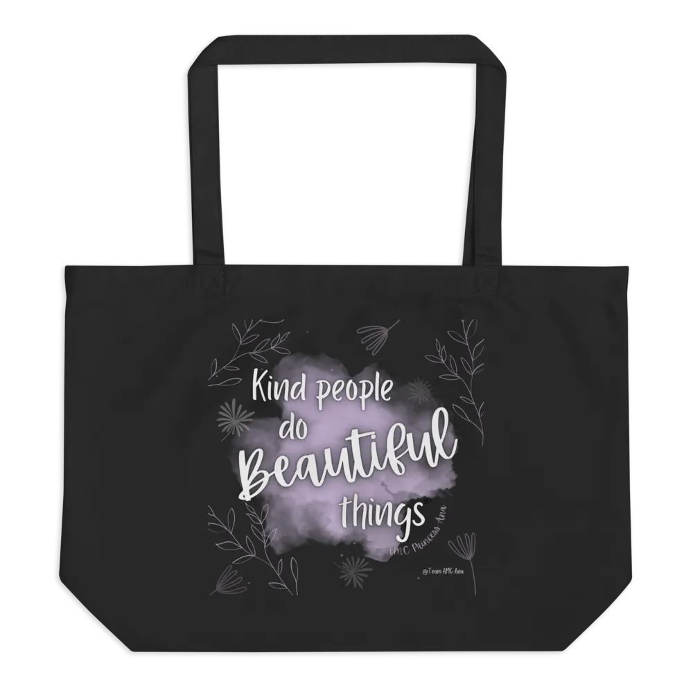KPDBT - XL Black/Lavender Tote product image (1)
