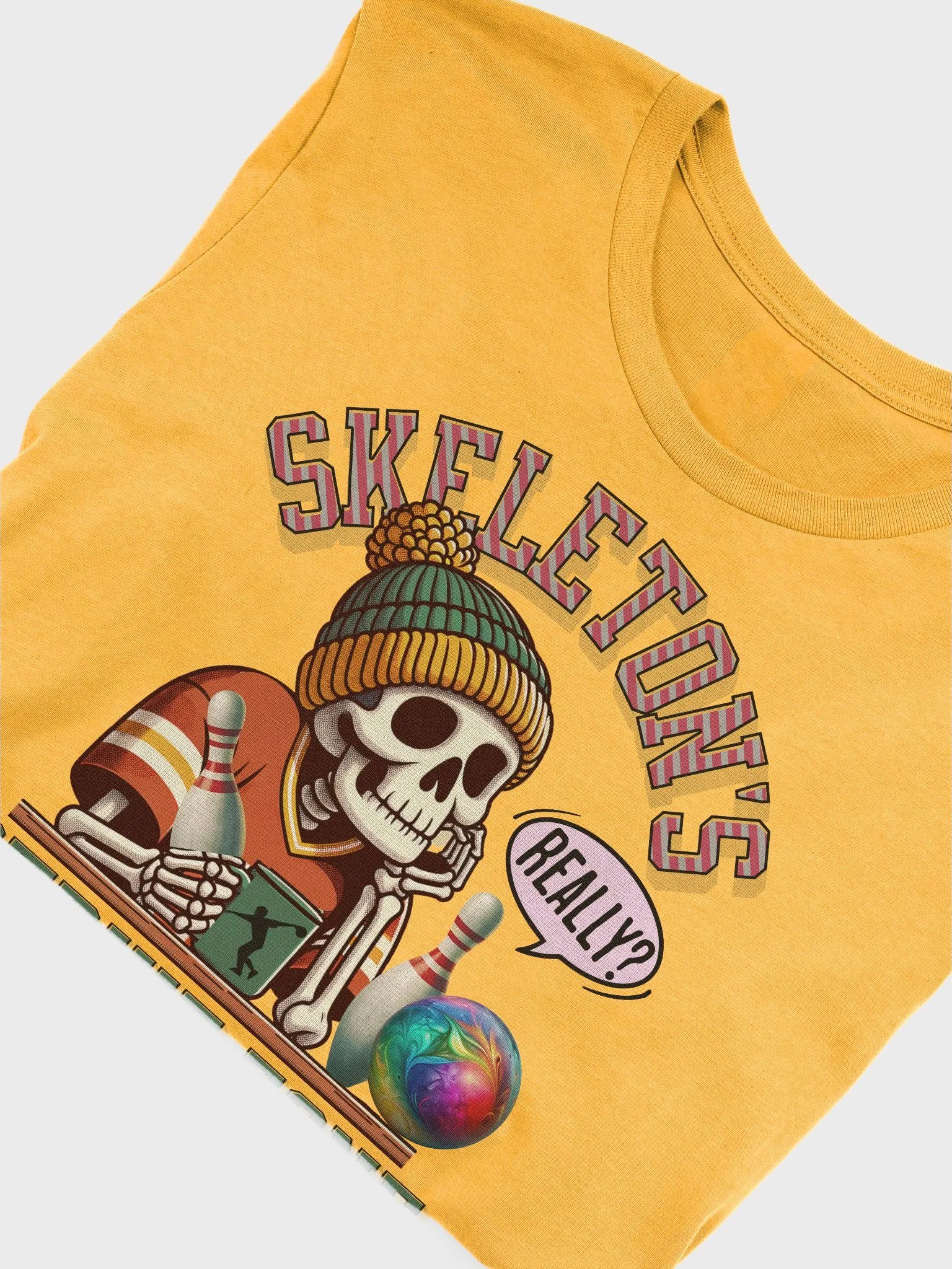 Skeletons Strike Zone Bowling Really Tee product image (3)