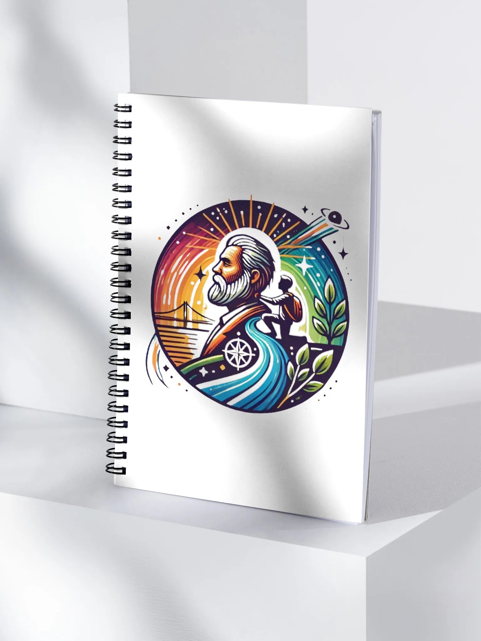 Whimsical Wanderings Spiral Notebook product image (4)