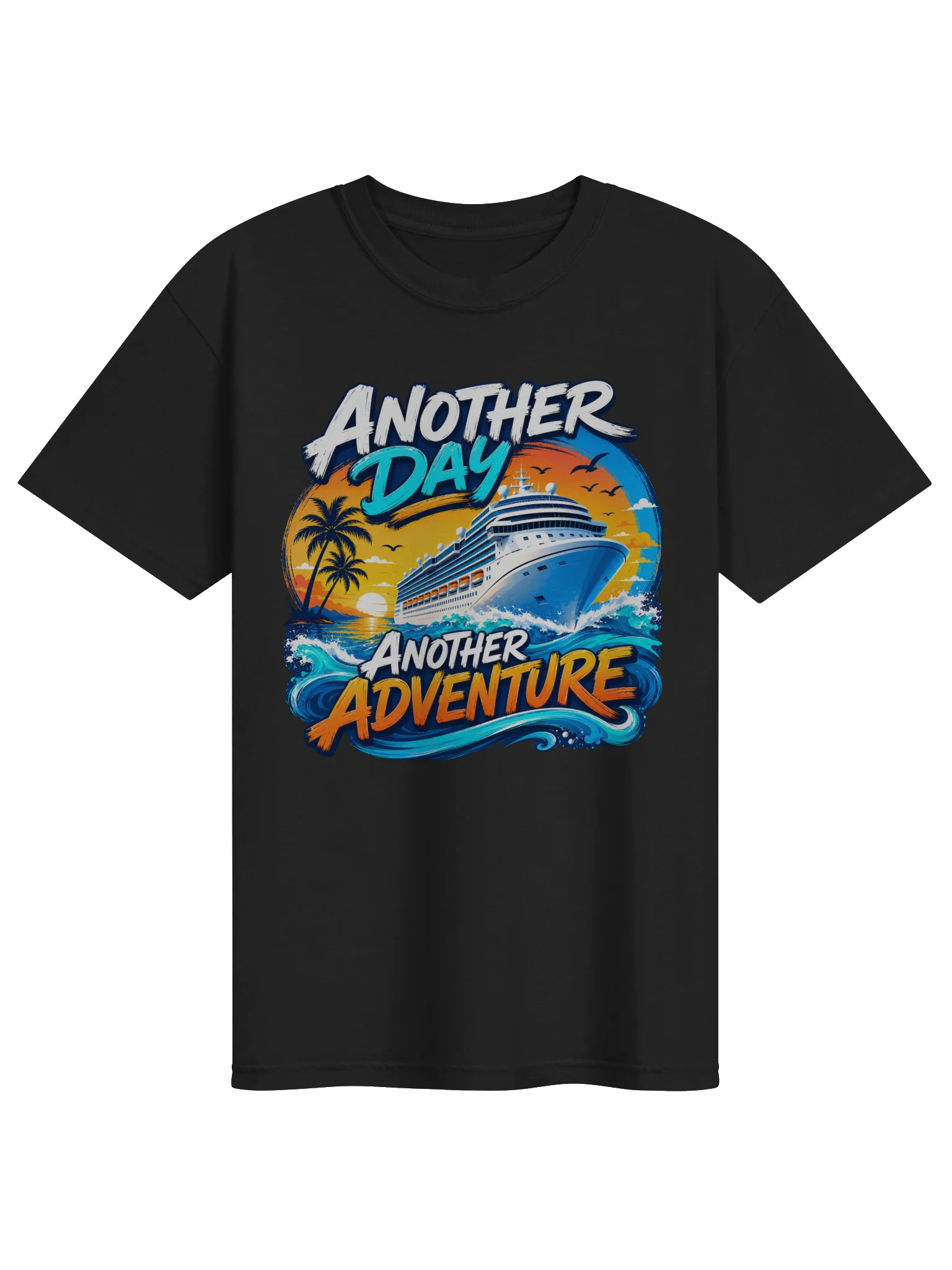 Another Day, Another Adventure Cruise T-Shirt | Premium Comfort Colors Edition product image (1)