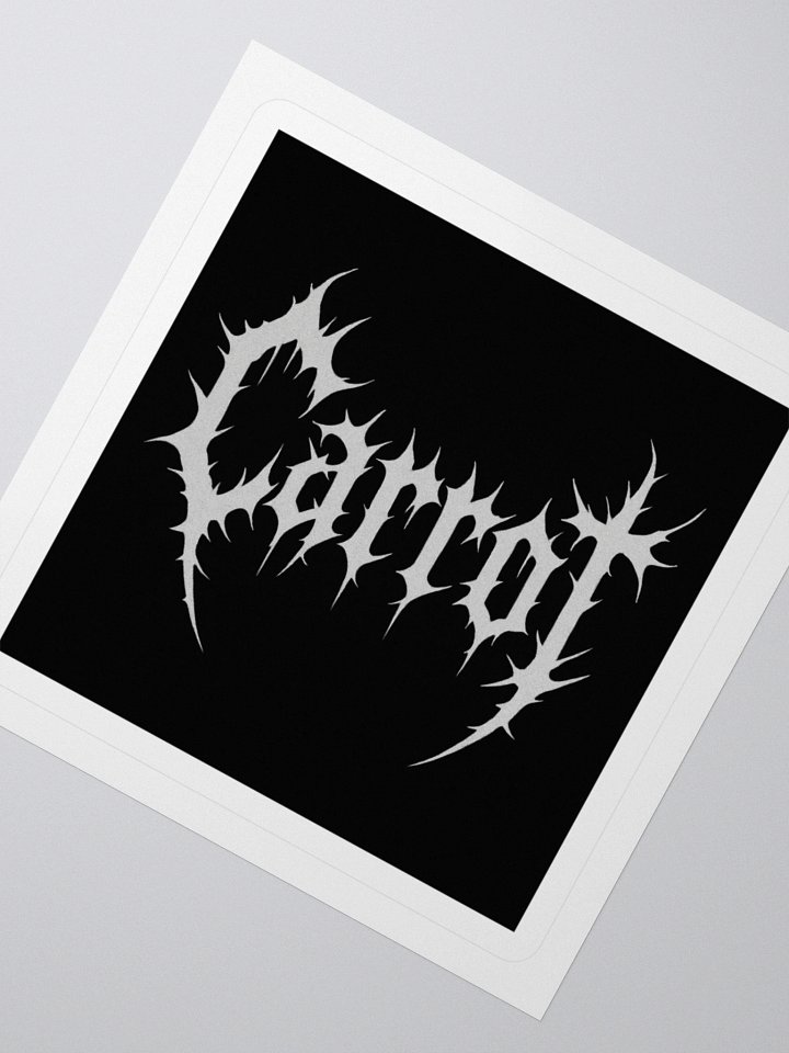 Carrot Metal sticker product image (5)
