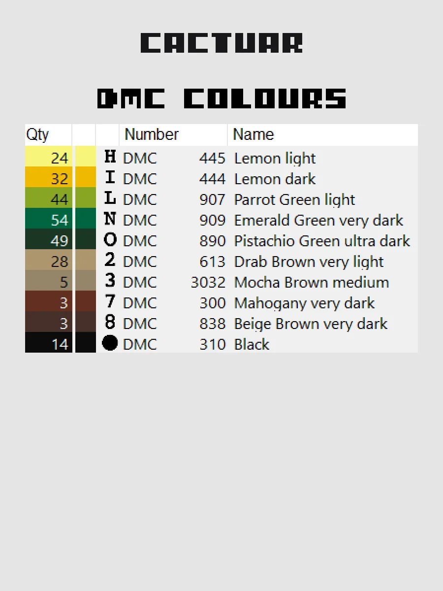 Cactuar Pixel Art product image (4)