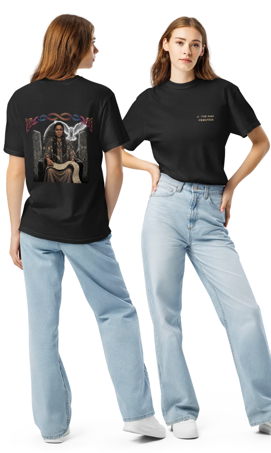 II - THE HIGH PRIESTESS Vintage Tee product image (1)