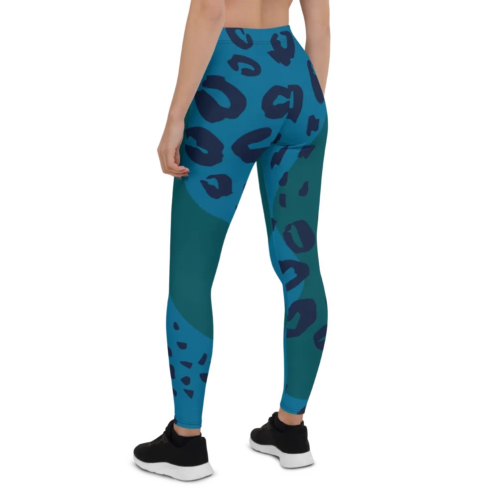 Teal Jungle All-Over Leggings product image (3)