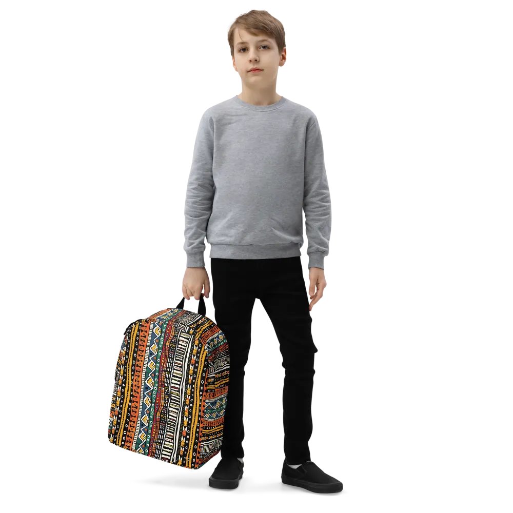 African Mudcloth Laptop Backpack product image (5)