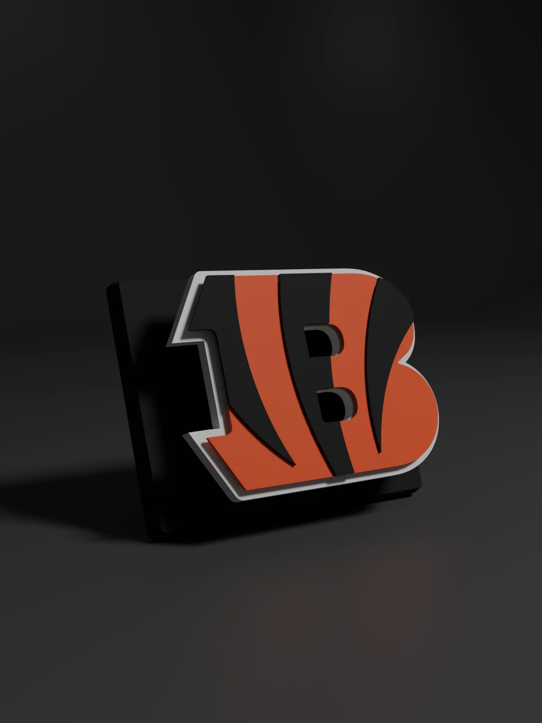Cincinnati Bengals 3D Printed Floating Logo Sign (Digital File Only) product image (1)