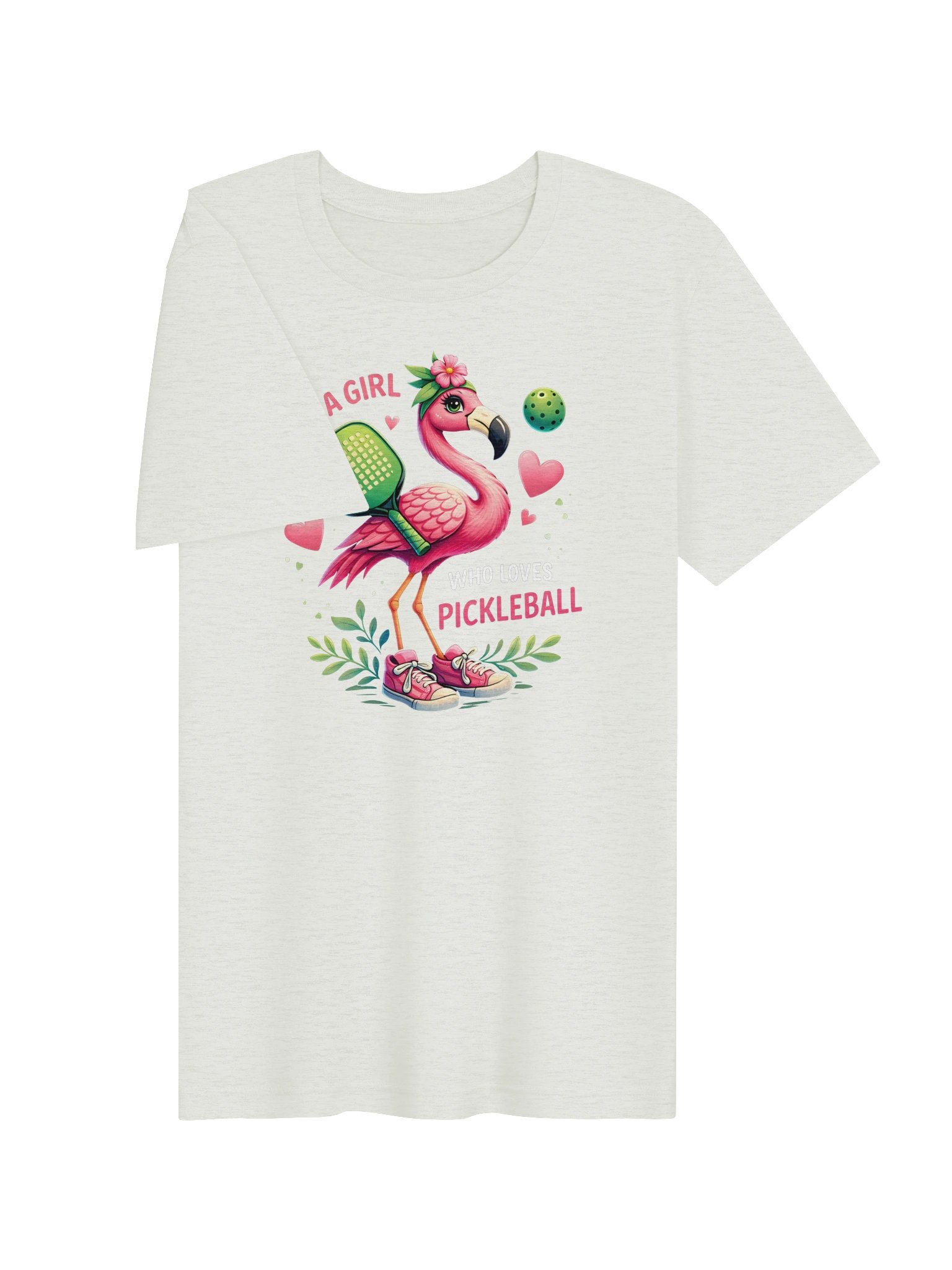 Just a Girl Who Loves Pickleball T-Shirt | Flamingo Pickleball Tee product image (23)