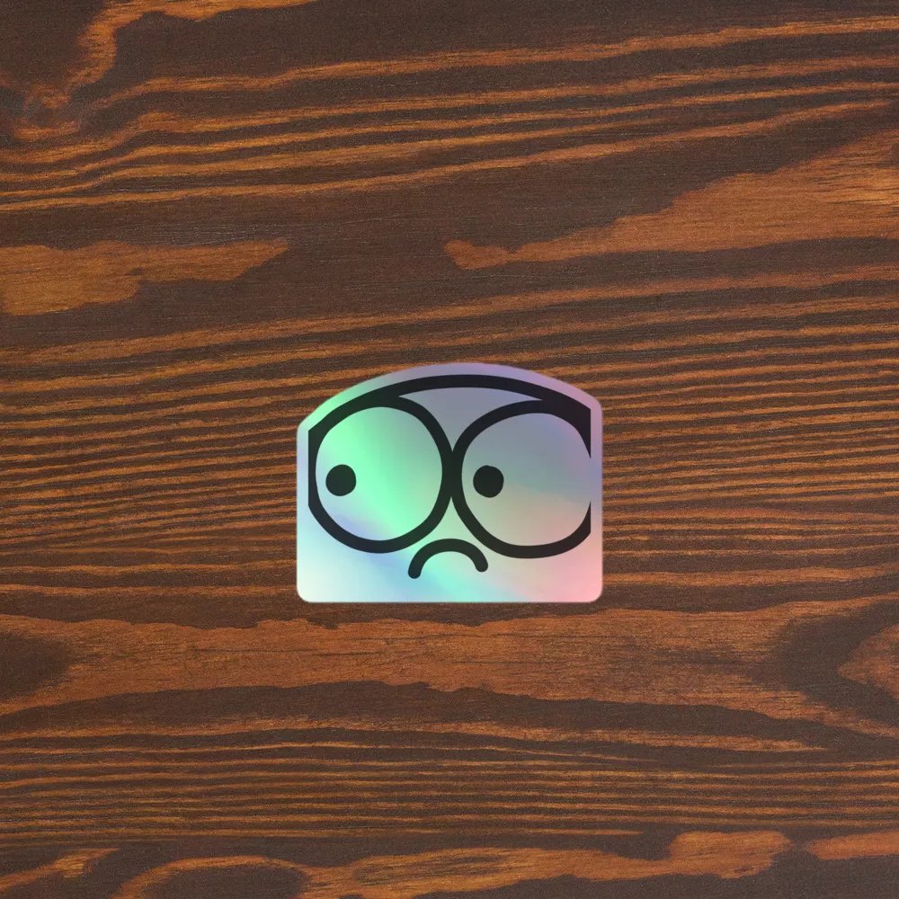 Scared Sticker (holo) product image (3)