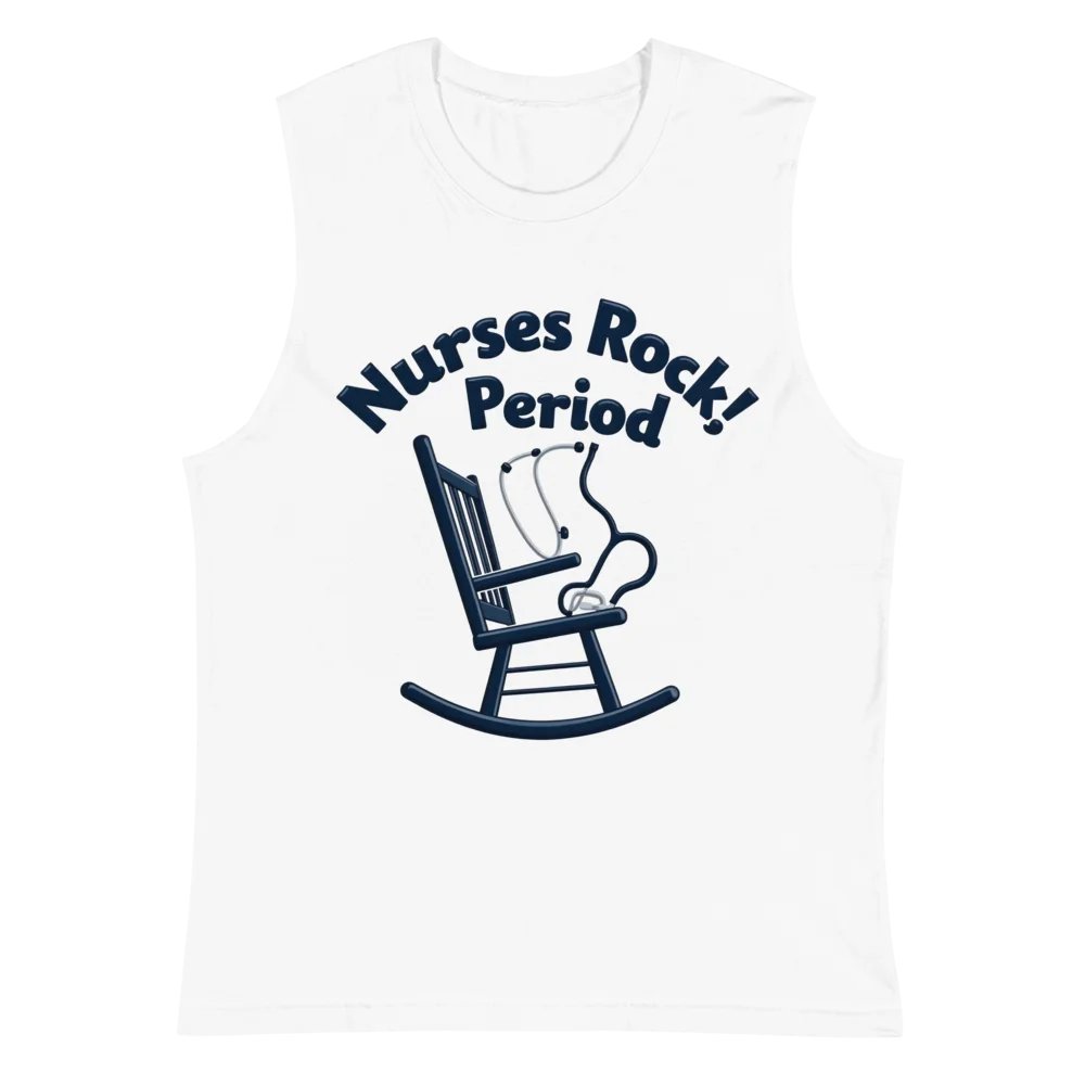 Nurse Rocking Chair Muscle Tank product image (2)