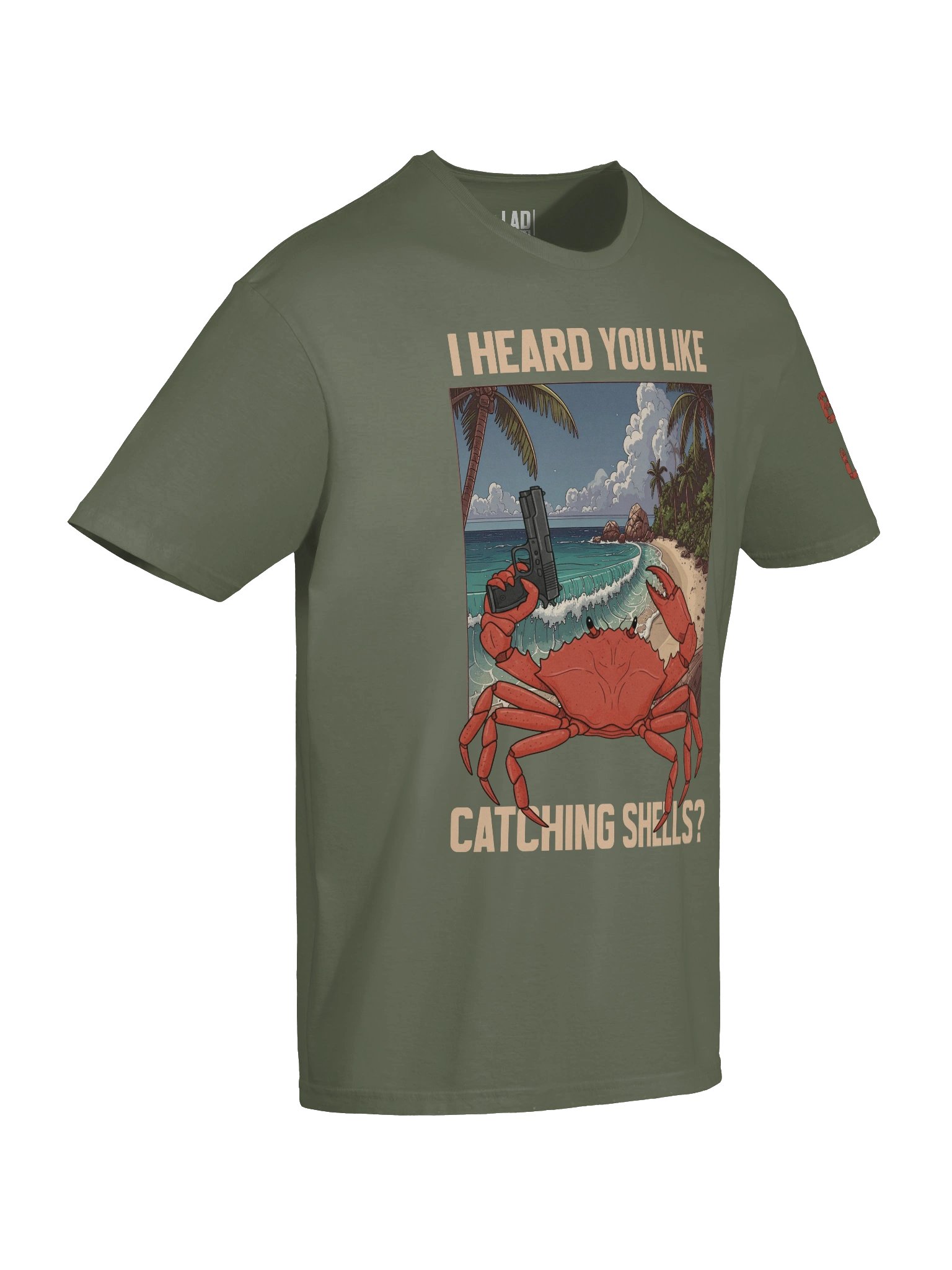 BadxLad - Crab Fights Back T-Shirt 100% Ring-spun cotton product image (10)