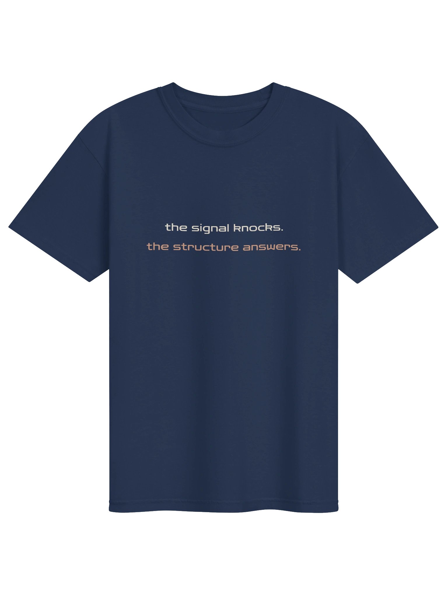 the signal knocks — heavyweight tee product image (1)