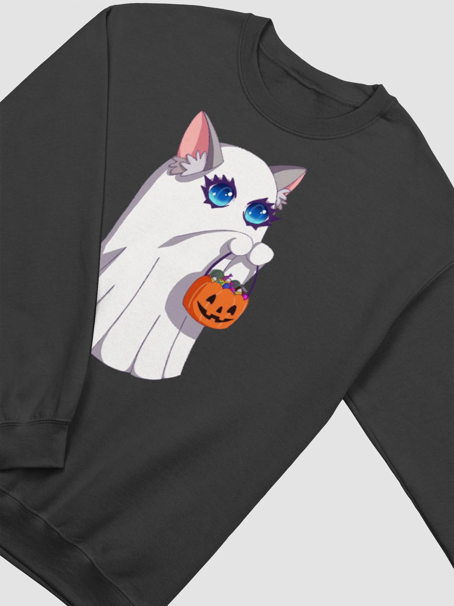 Trick-or-Cat Men's Sweatshirt product image (2)