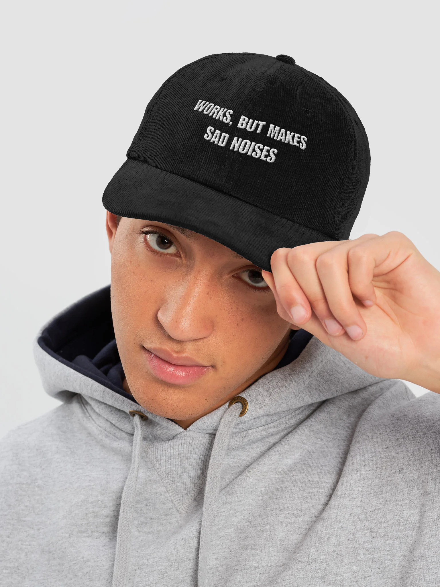 WORKS, BUT MAKES SAD NOISES Hat product image (23)