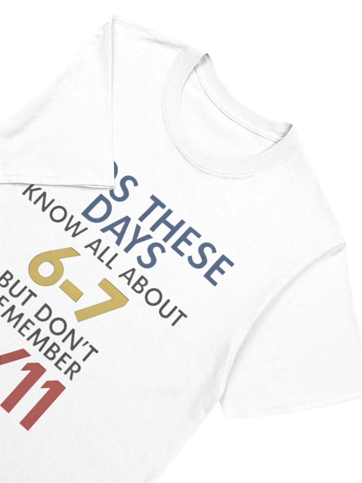 Kids These Days Know All About 6-7 But Don’t Remember 9/11 Tee product image (5)