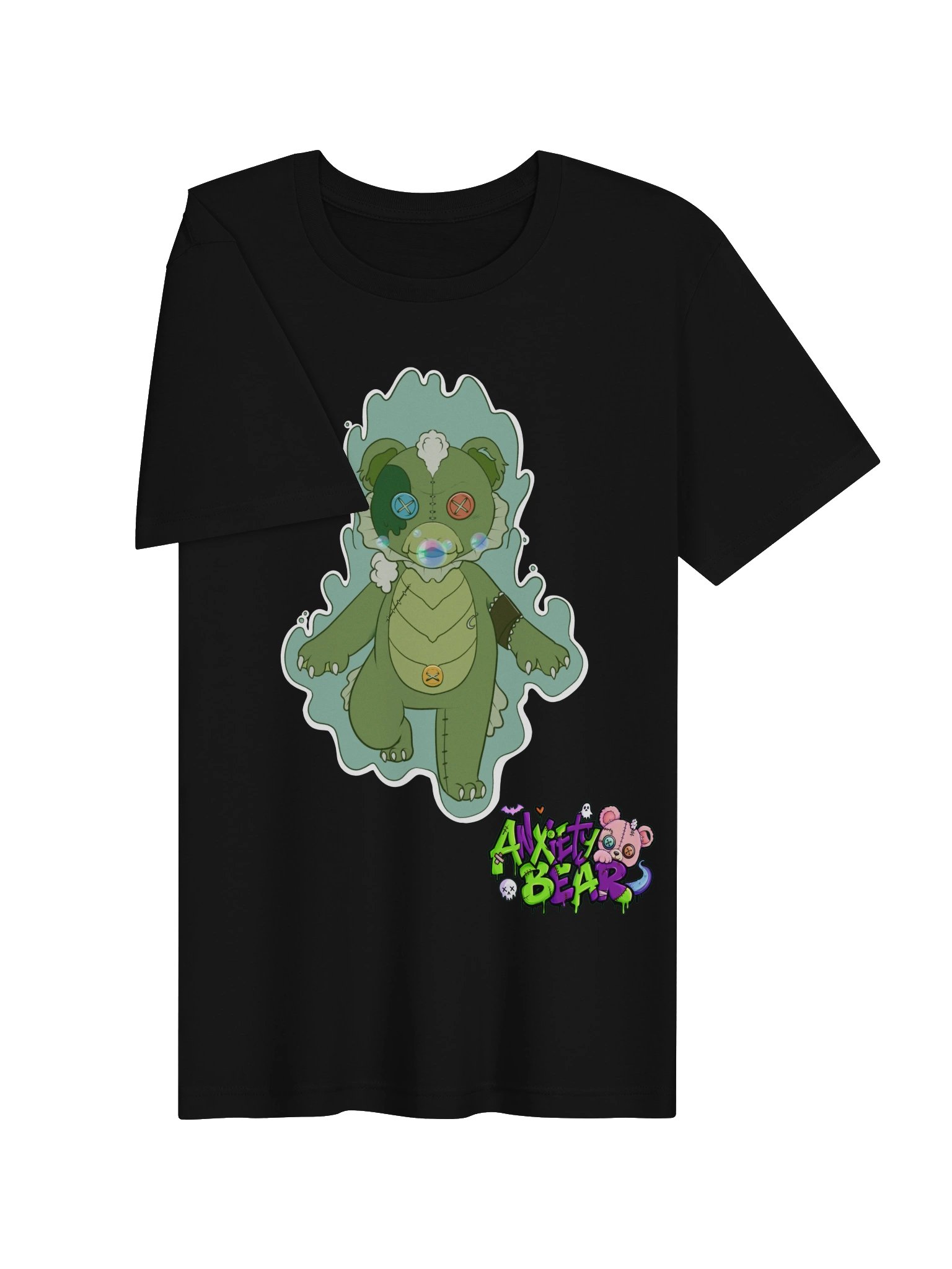 Anxiety Bear Scare Bear Tshirt: Swamp Bear product image (23)