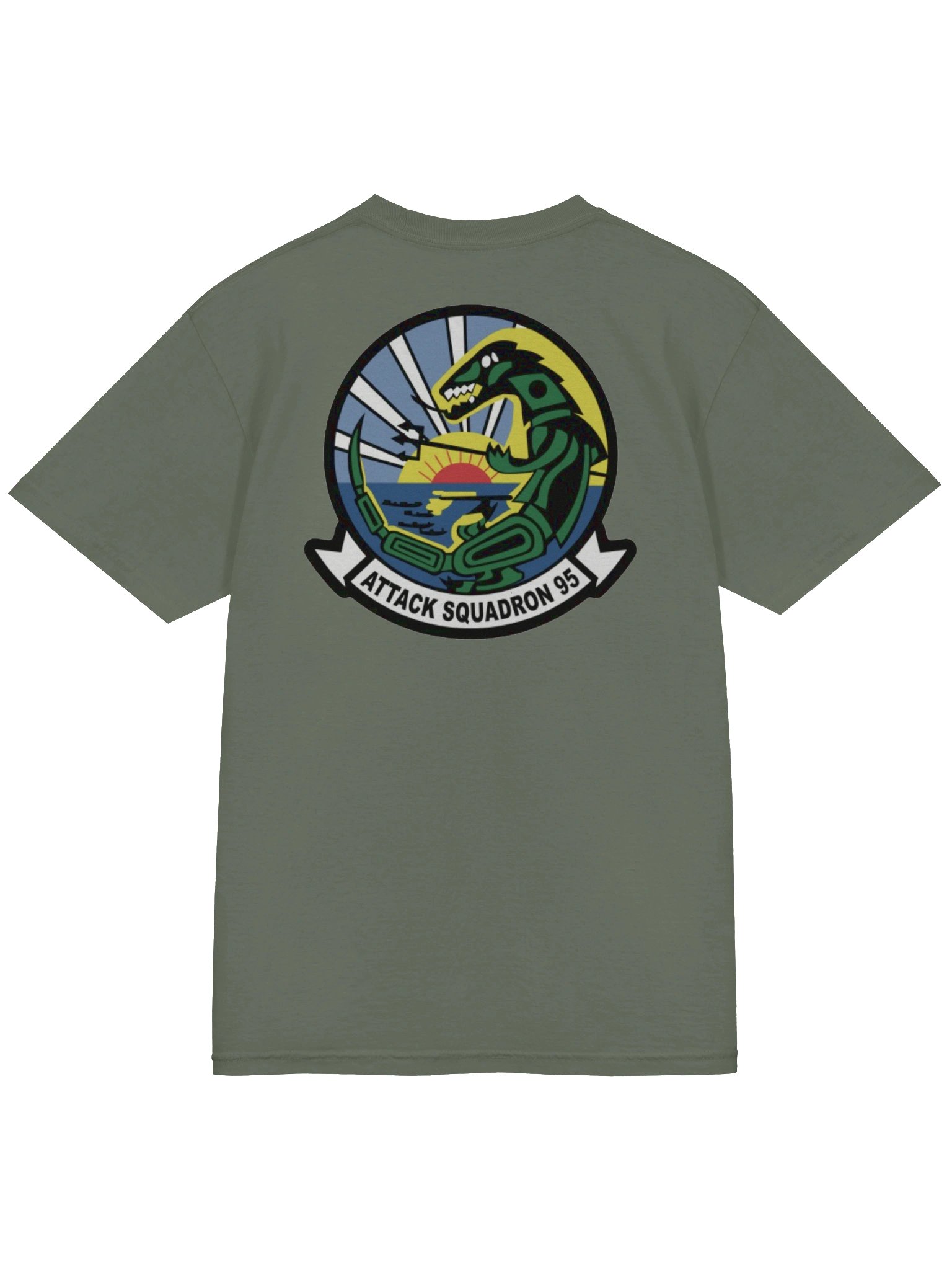 "Green Lizard" Heavyweight T-Shirt product image (4)