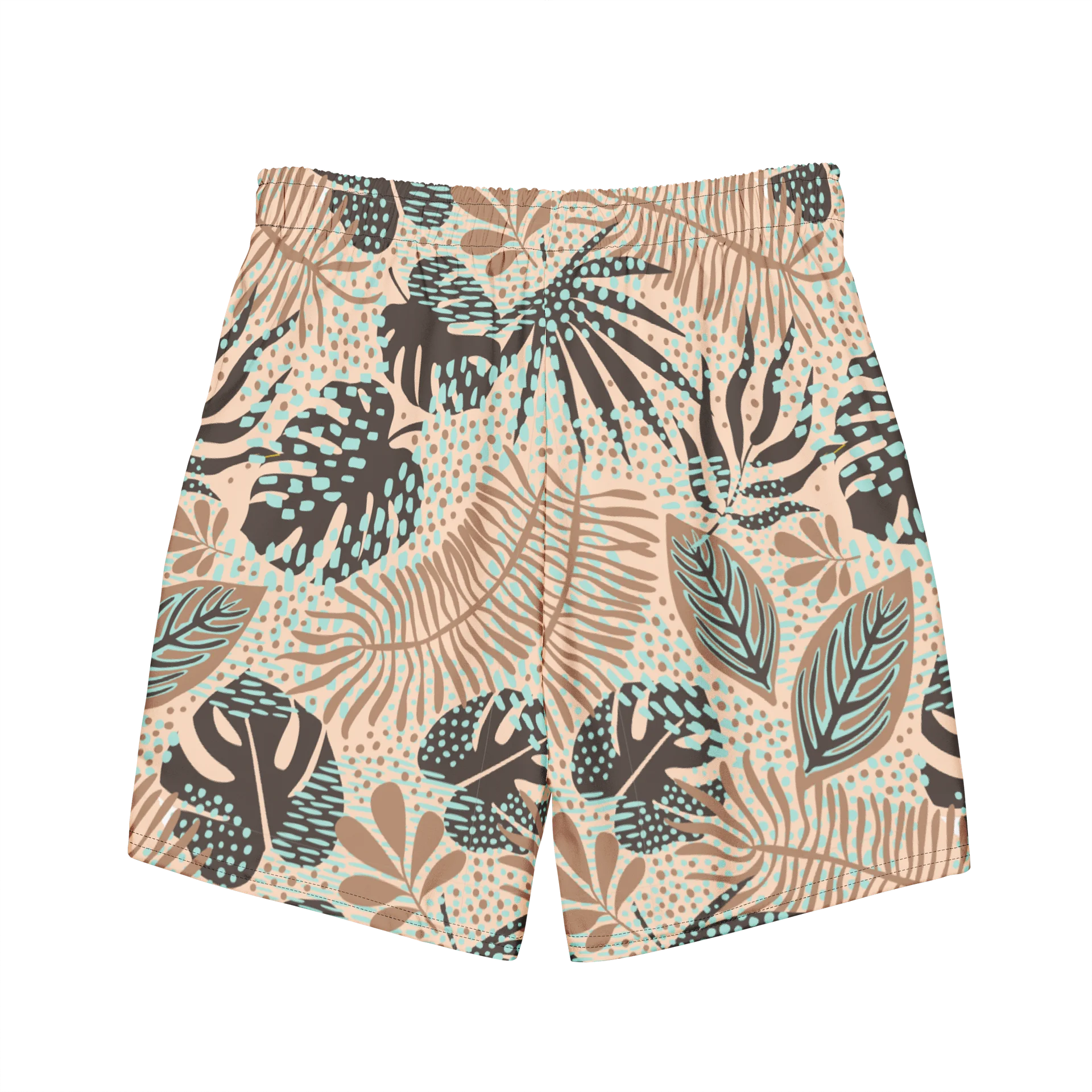 Comfortable Swim Trunks with Tropical Print product image (7)