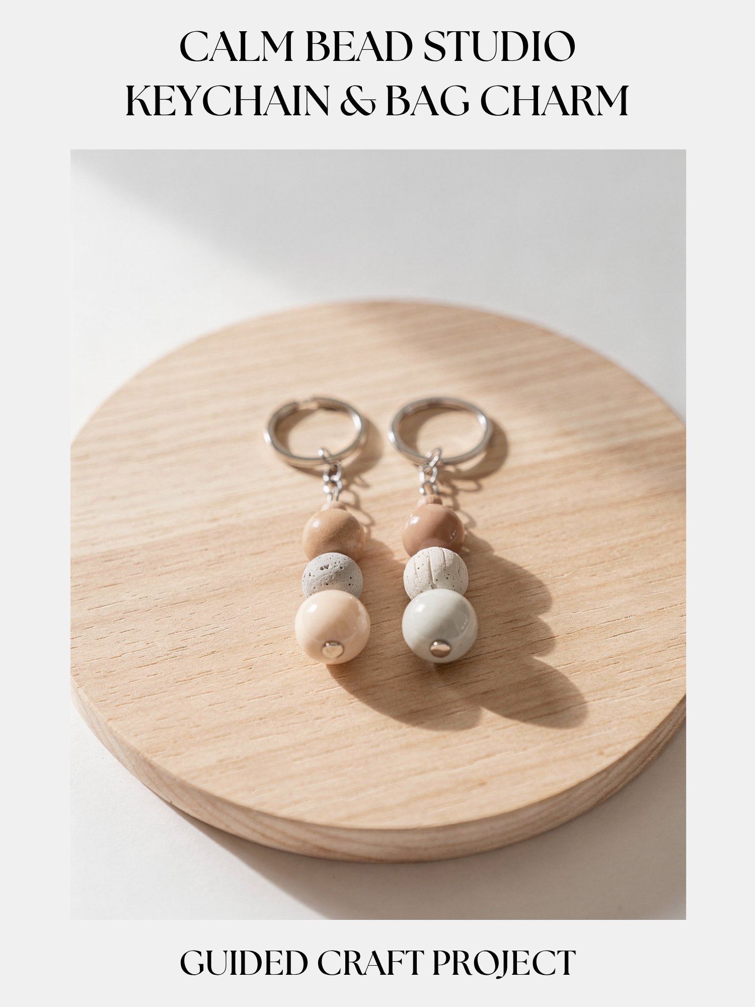 Calm Bead Studio: Keychain & Bag Charm Craft Project product image (1)