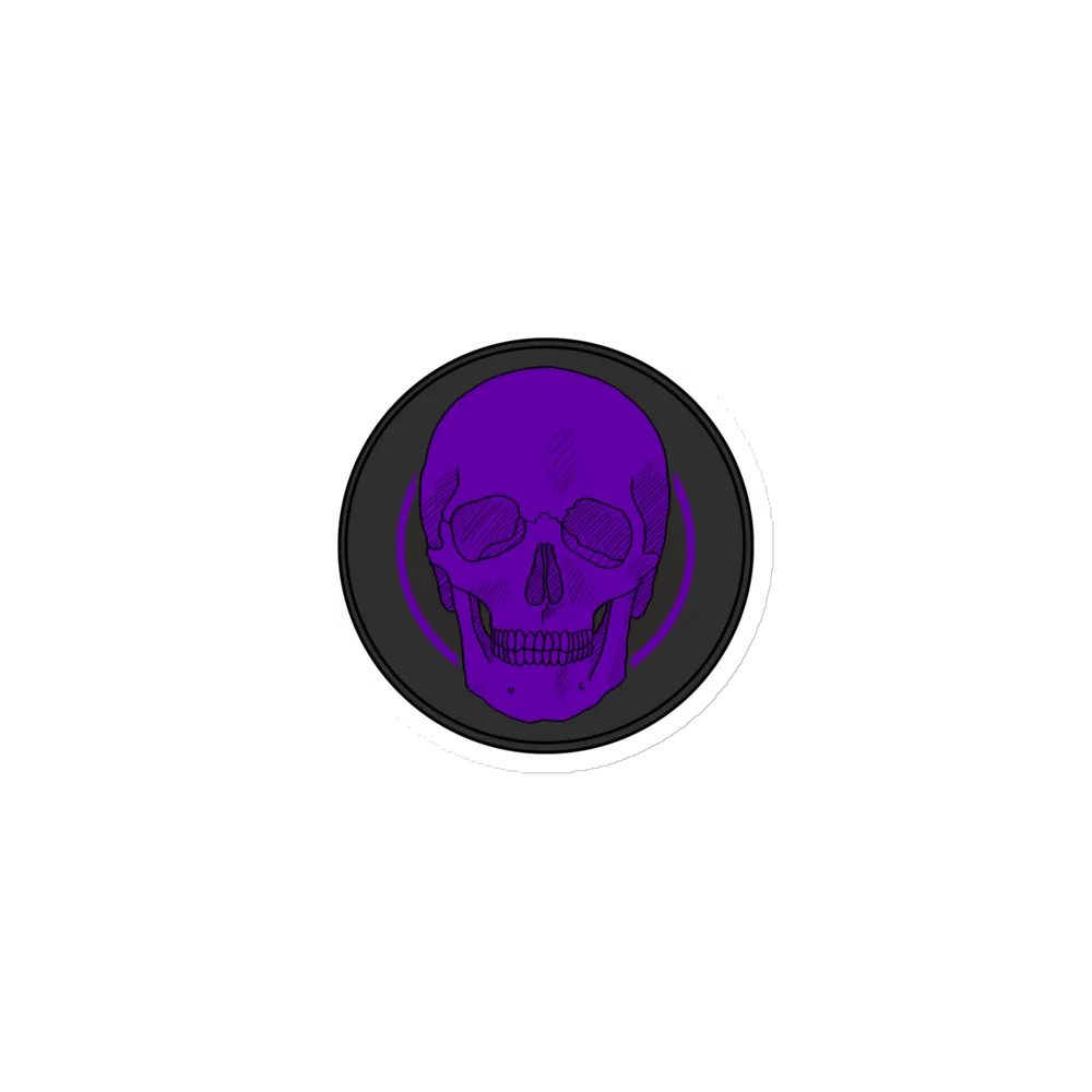 Purple skull magnet product image (1)