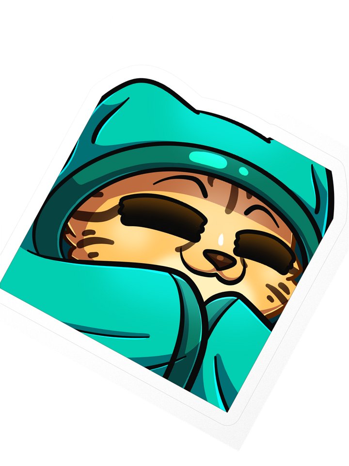 Cozy Cheetah Sticker product image (5)