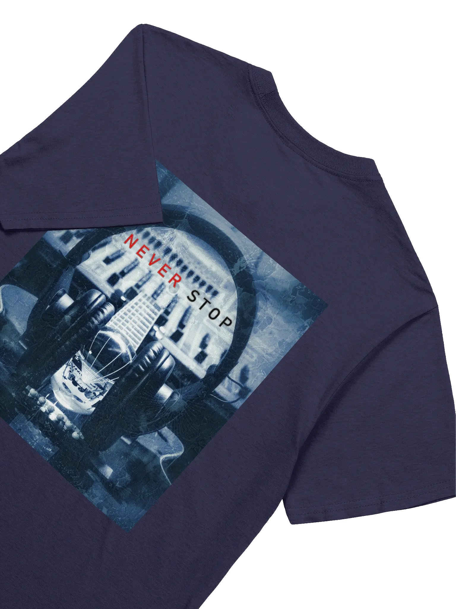 T Shirt - Never Stop HEADPHONES product image (4)