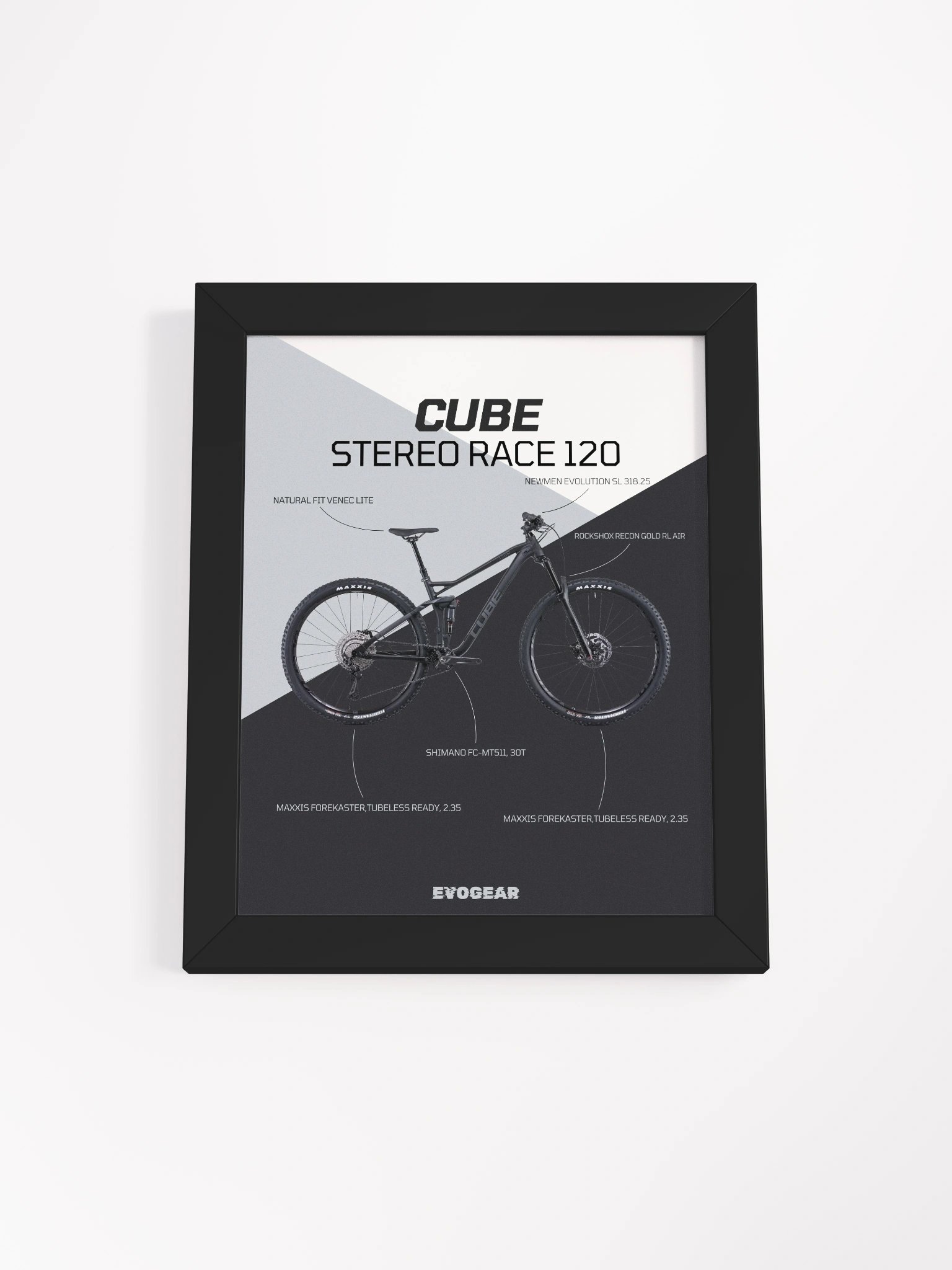 Cube Stereo Race 120 frame product image (1)