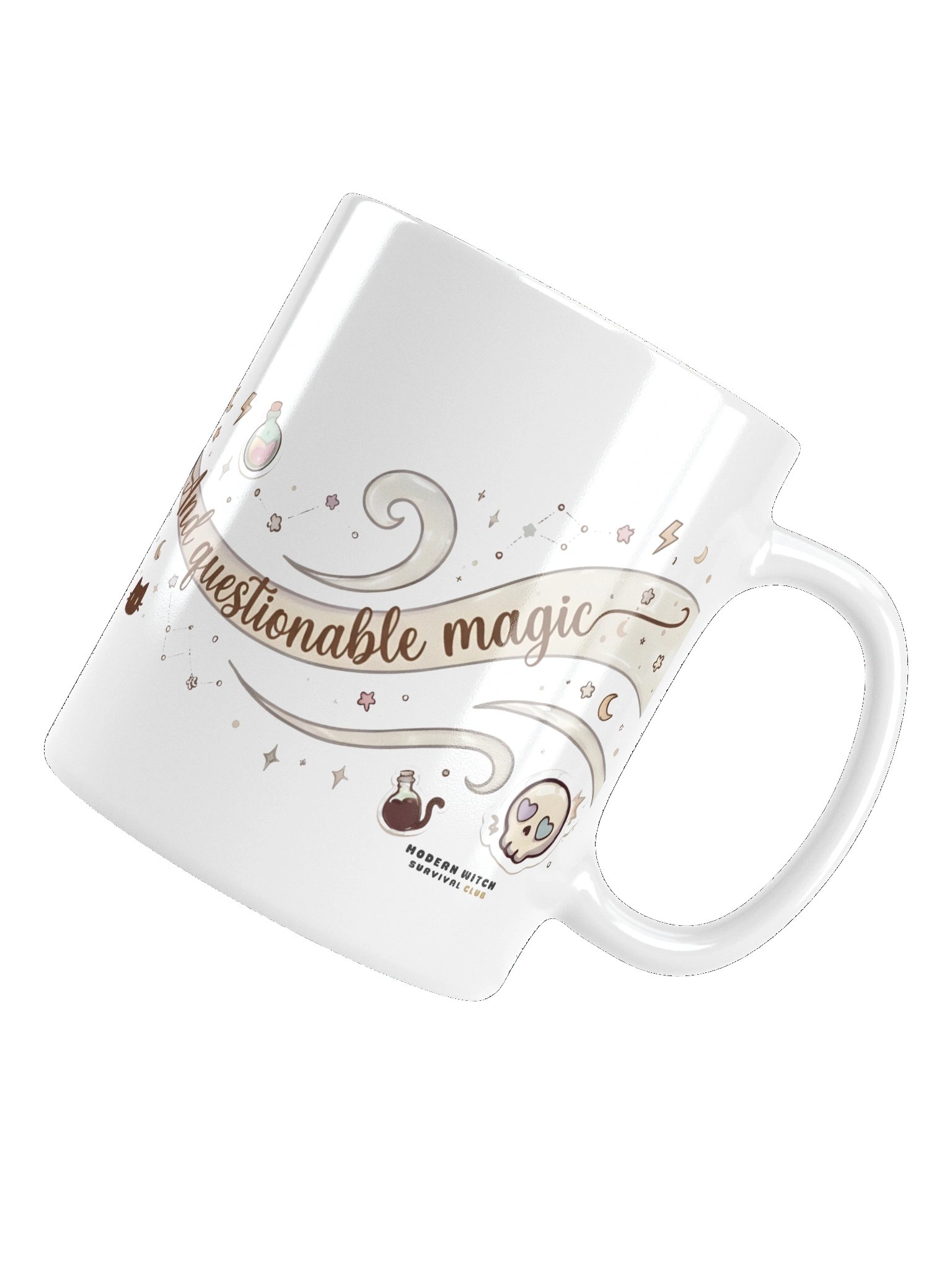 Running on Caffeine and Questionable Magic - Cozy Witch Mug product image (6)