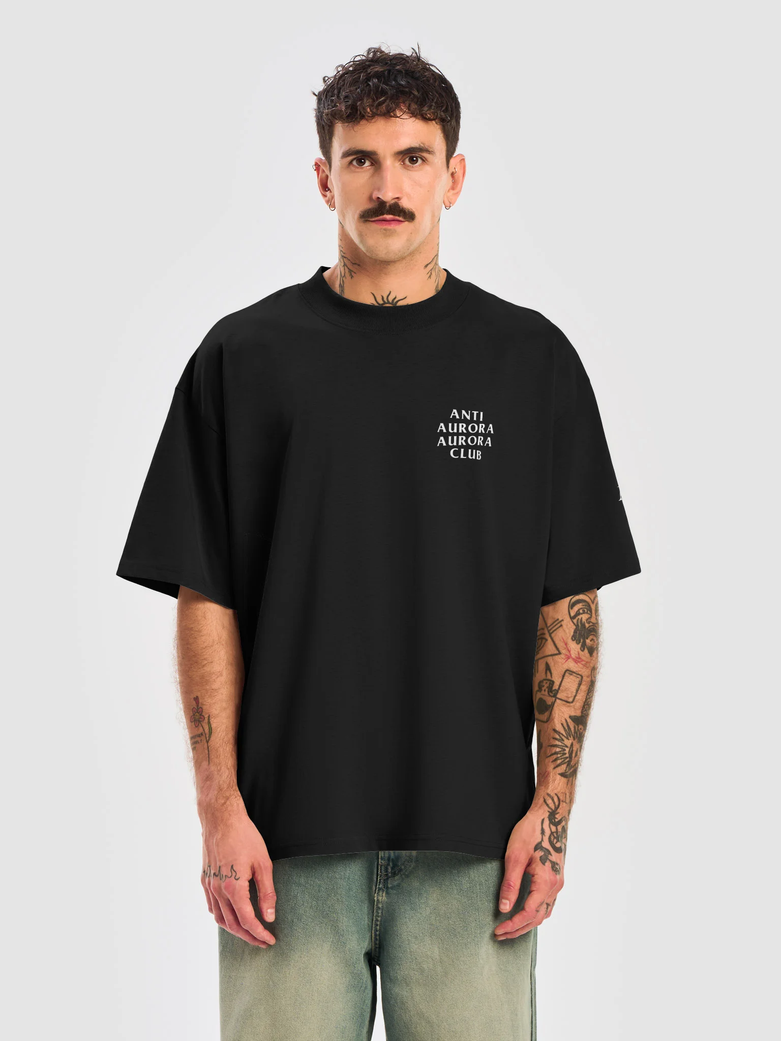 ANTI AURORA AURORA CLUB BOXY TEE product image (13)
