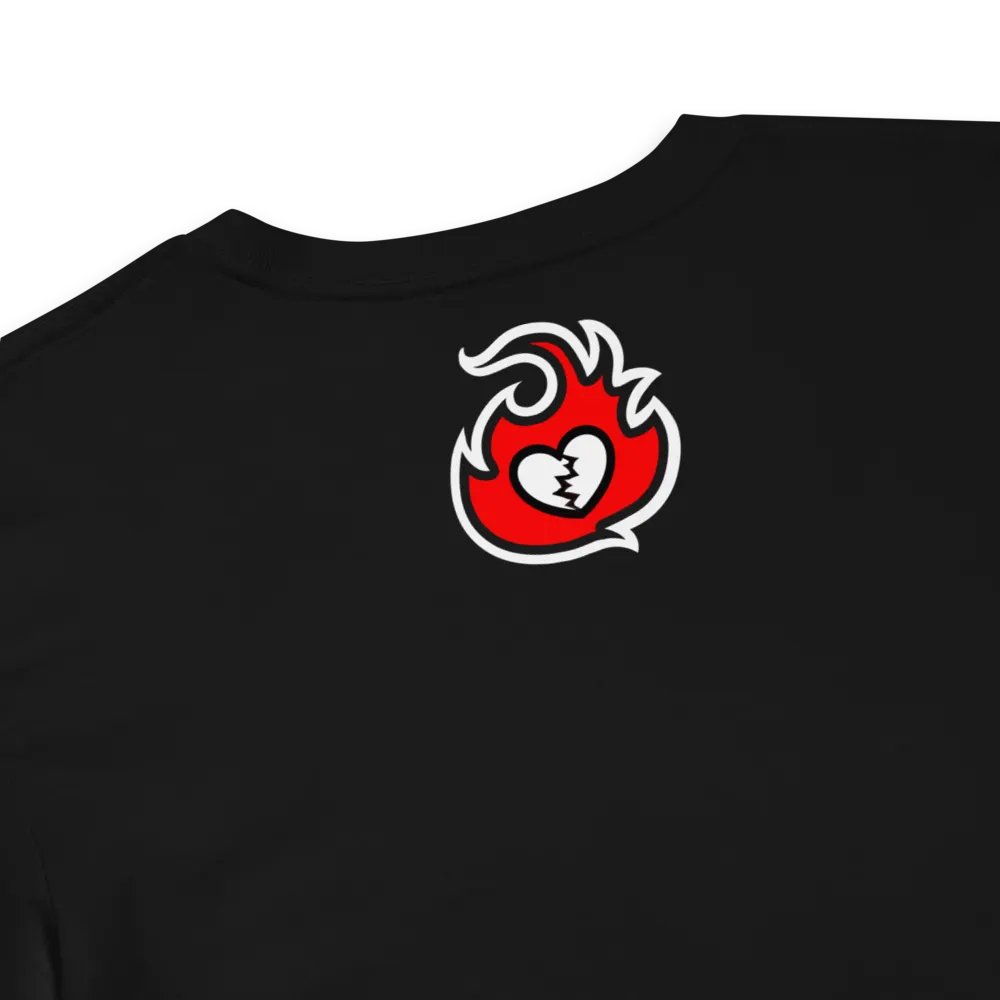 Heartbreaker Virtual Meow // Crop Top - Black and Red product image (9)