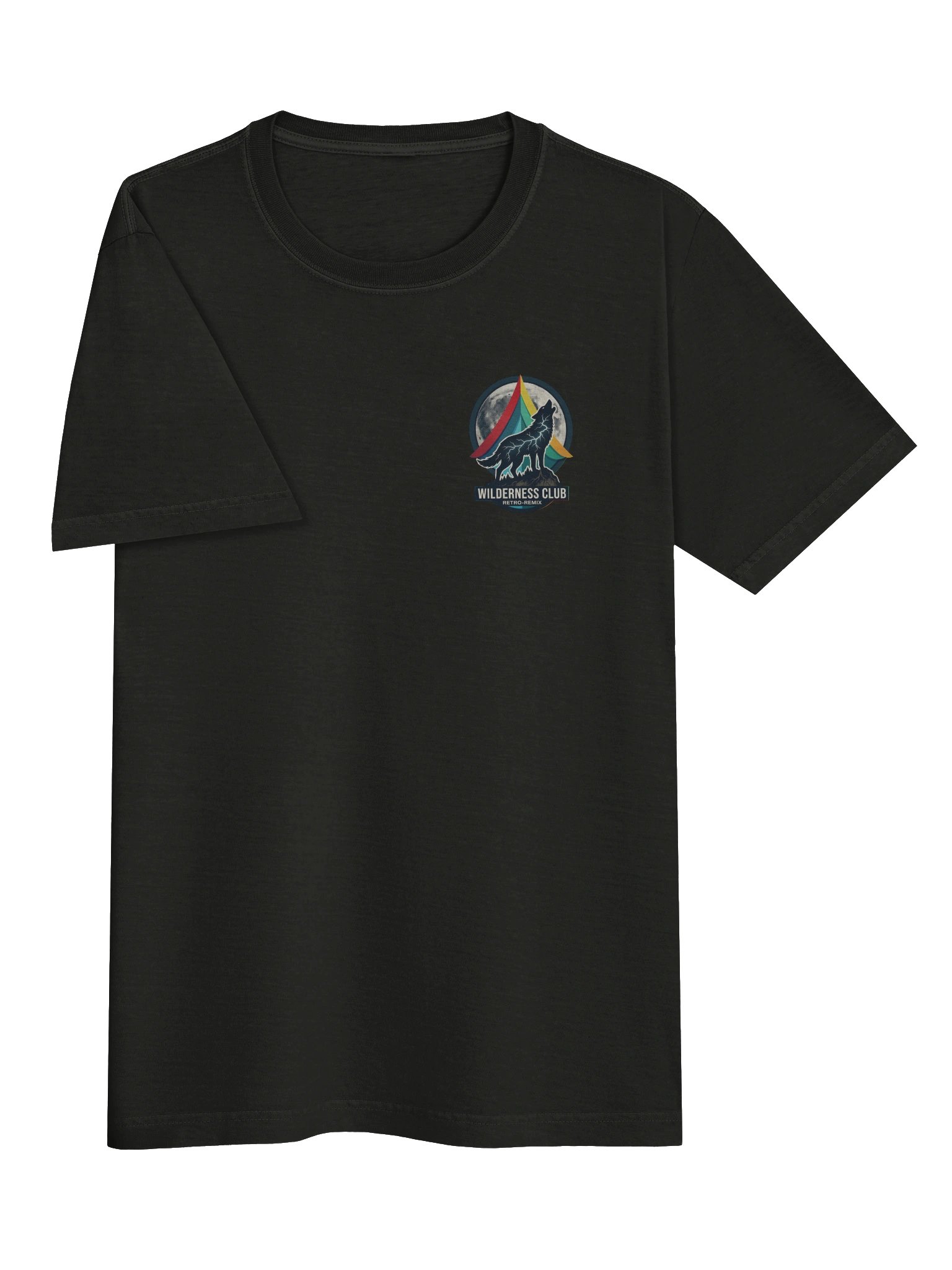 Official Wilderness Club Retro-Remix Howling Wolf Badge product image (4)
