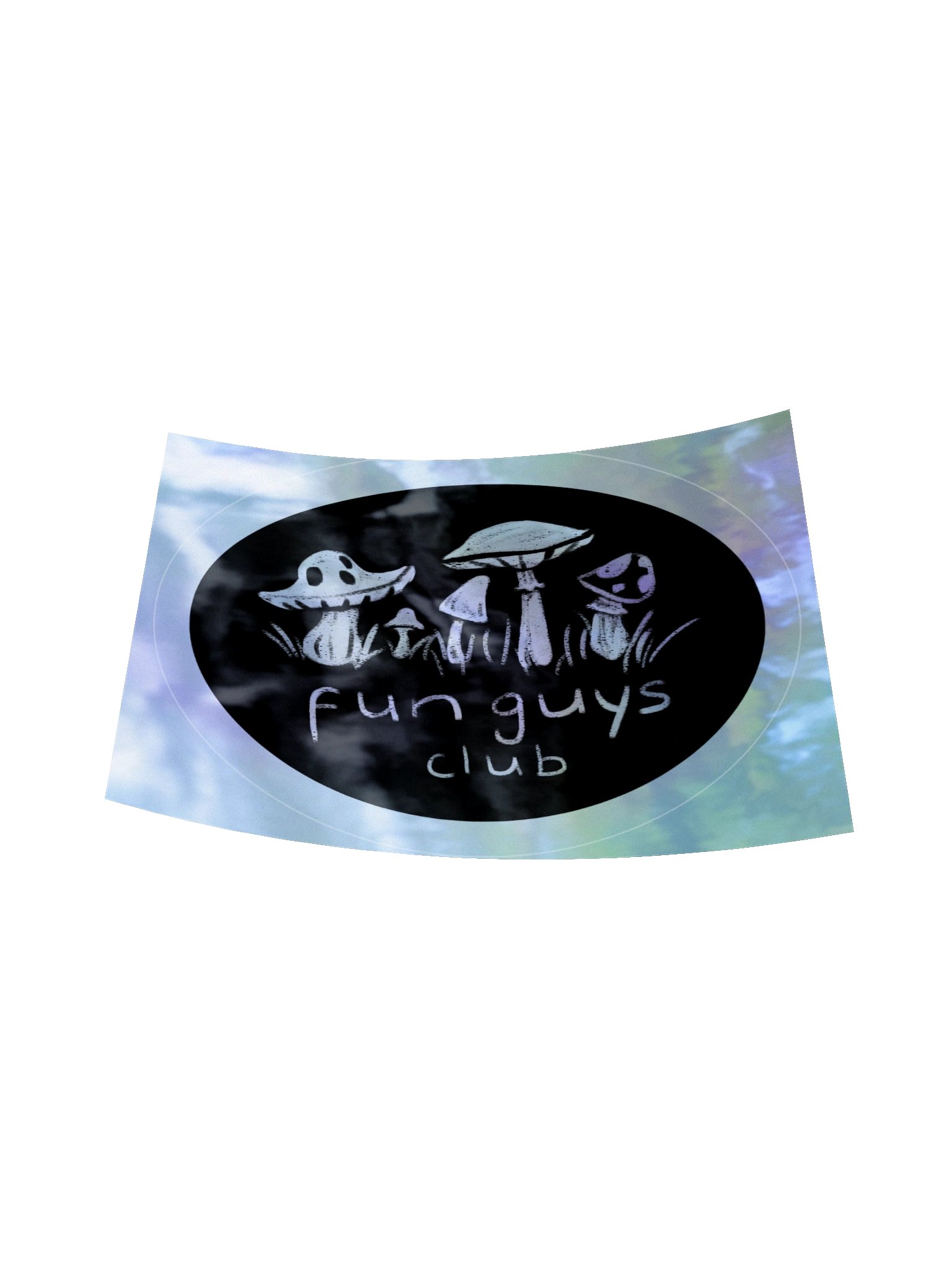Fun Guys Club Holographic Vinyl Sticker product image (6)