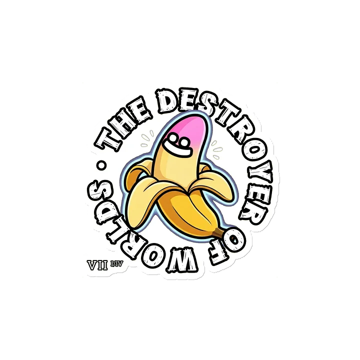 Destroyer of Worlds Banana — Die-Cut Magnet by Moon Fox product image (2)