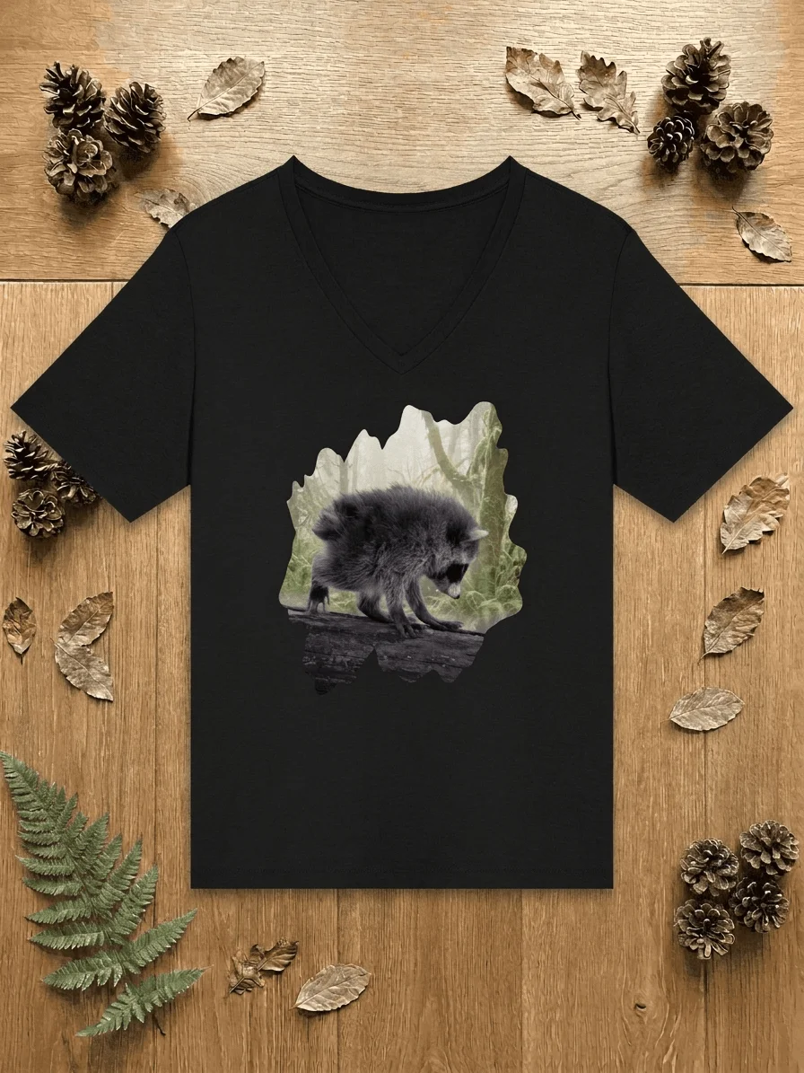 Jimothy's Morning Mist Women's V-Neck Shirt product image (1)