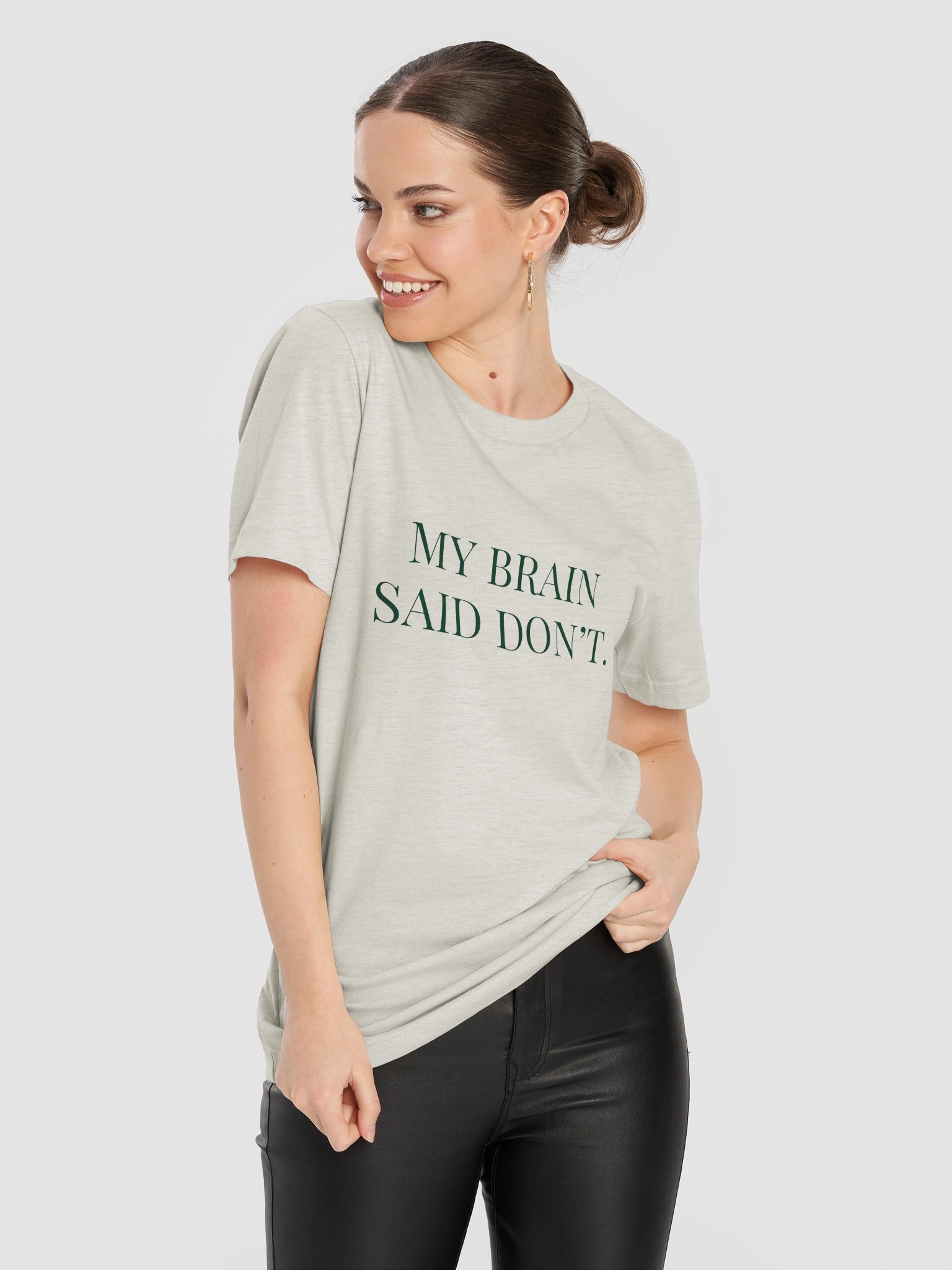 Mindset Evolution — Opposite Action Tee (Heather Dust) product image (11)