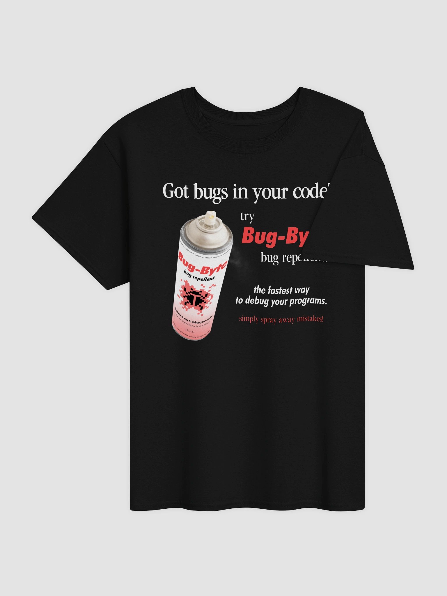 "Bug-Byte" Debug spray T-shirt product image (4)
